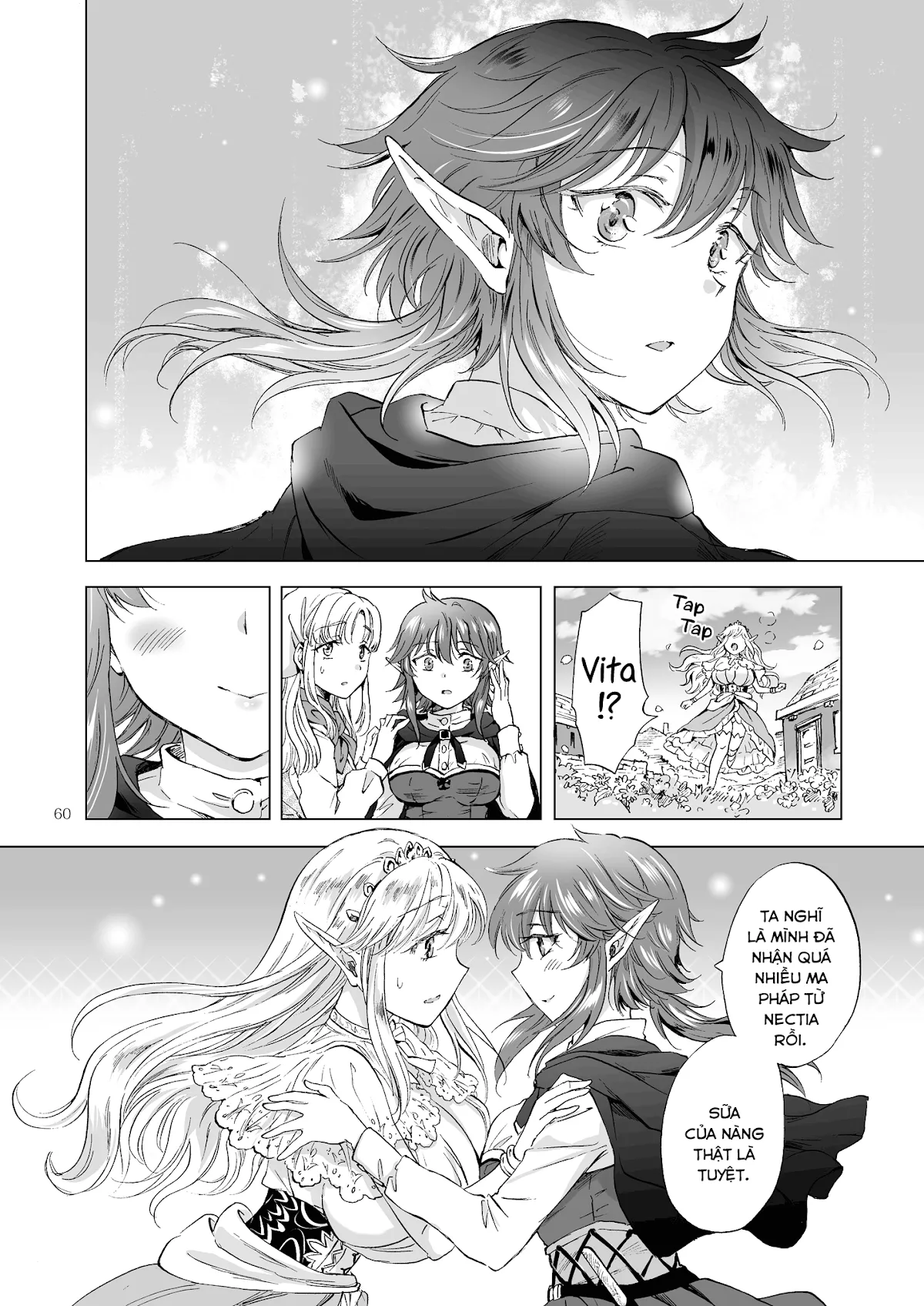 HentaiVN.net - Ảnh 57 - Tuyển tập Yuri Oneshot - Chap 126: Seinaru Chichi no Elf Hime