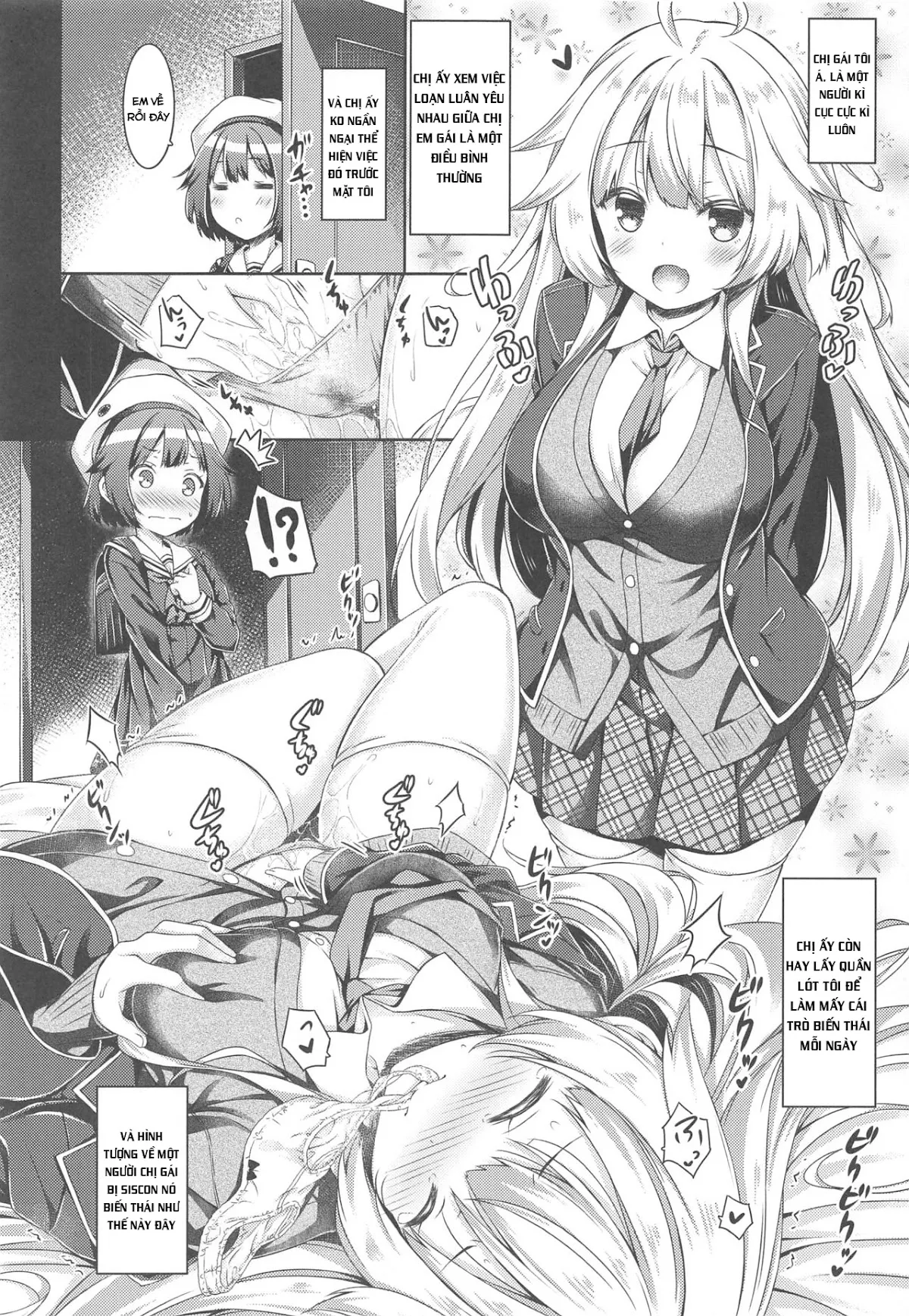 HentaiVN.net - Ảnh 5 - Tuyển tập Yuri Oneshot - Chap 128: Onee-chan ga Imouto no Pants de Hitori Ecchi Shitemashita