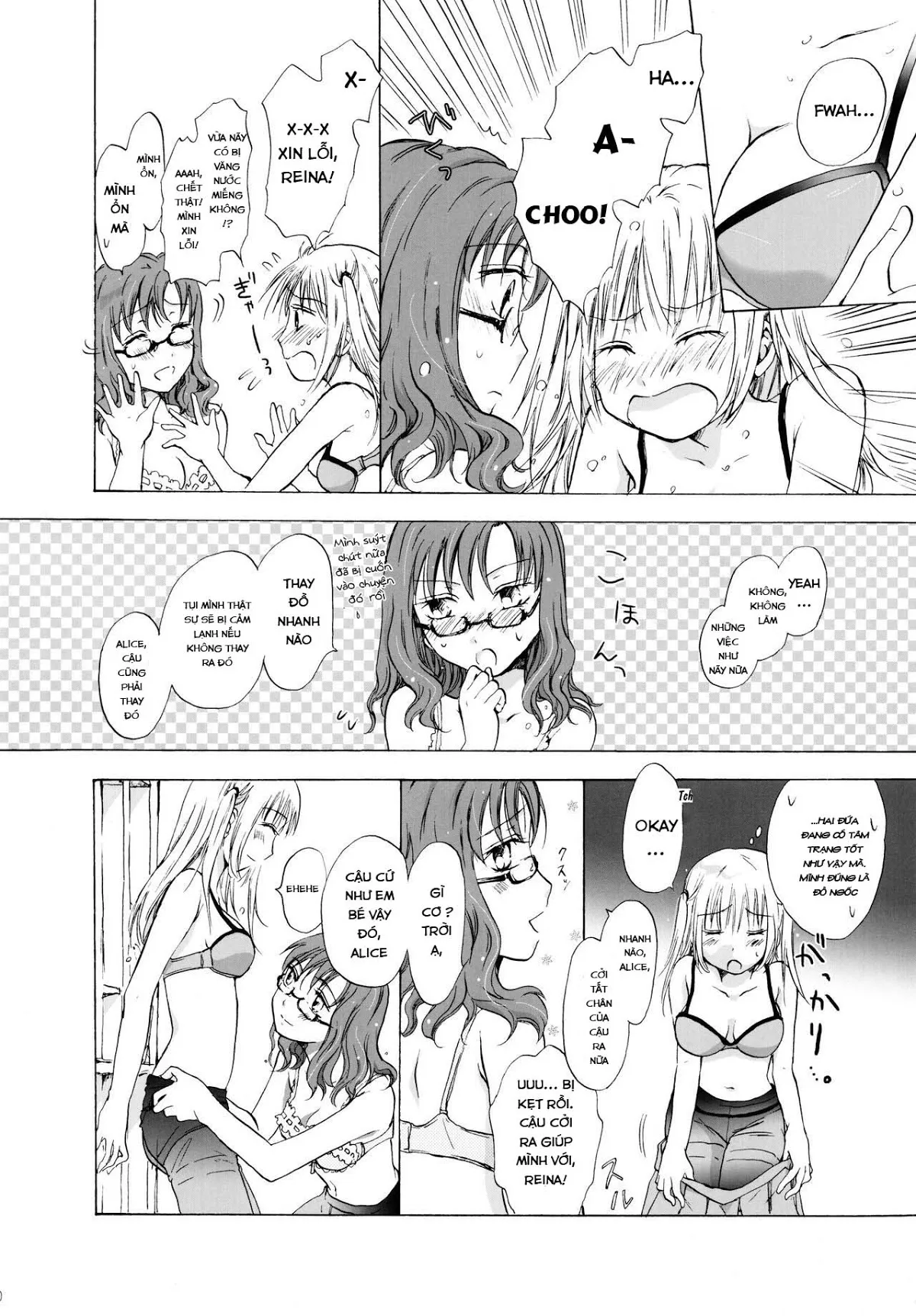 HentaiVN.net - Ảnh 10 - Tuyển tập Yuri Oneshot - Chap 133: Heartbeat Locker Room