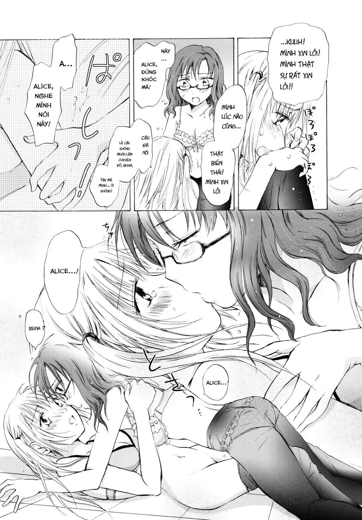 HentaiVN.net - Ảnh 13 - Tuyển tập Yuri Oneshot - Chap 133: Heartbeat Locker Room