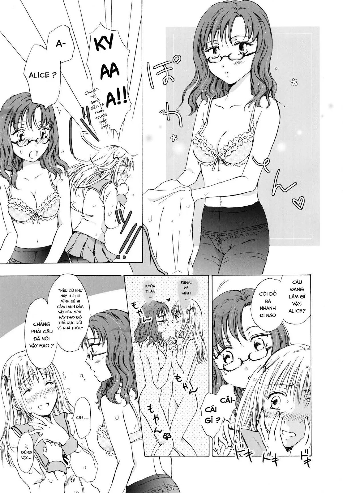 HentaiVN.net - Ảnh 3 - Tuyển tập Yuri Oneshot - Chap 133: Heartbeat Locker Room