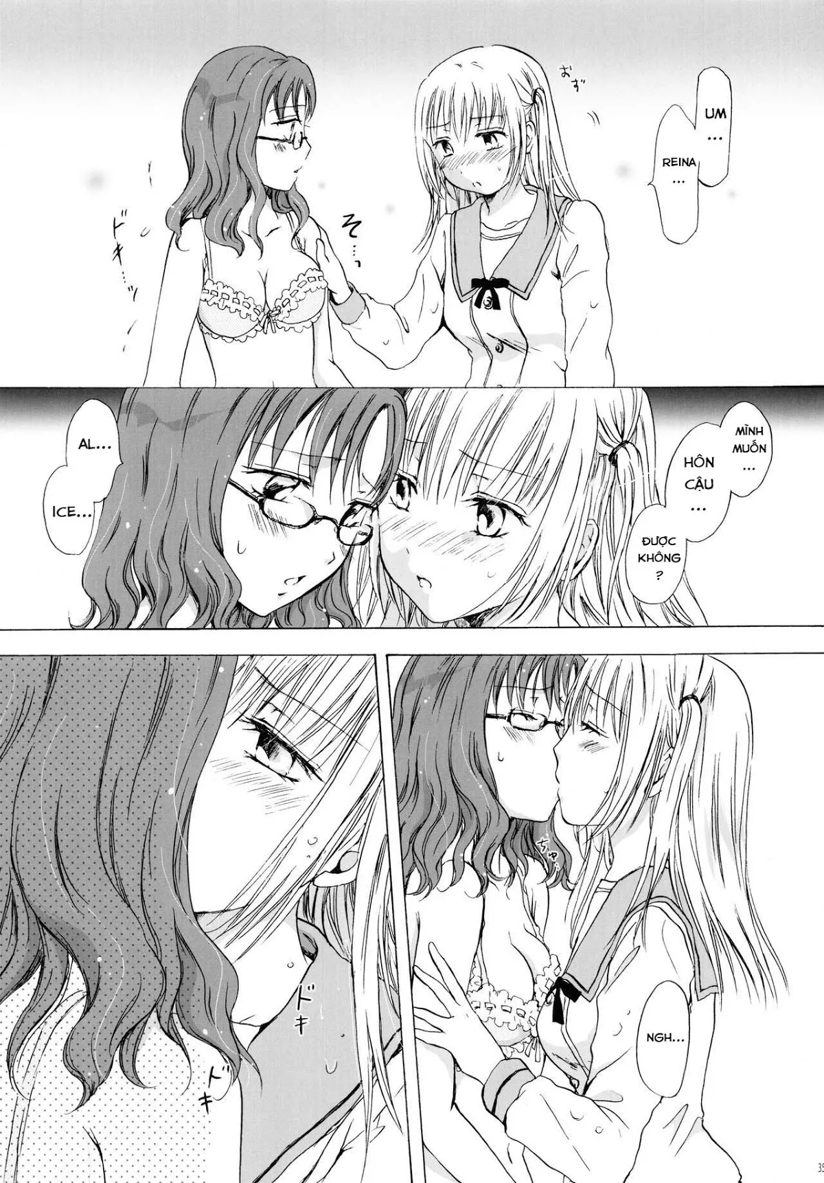 HentaiVN.net - Ảnh 5 - Tuyển tập Yuri Oneshot - Chap 133: Heartbeat Locker Room