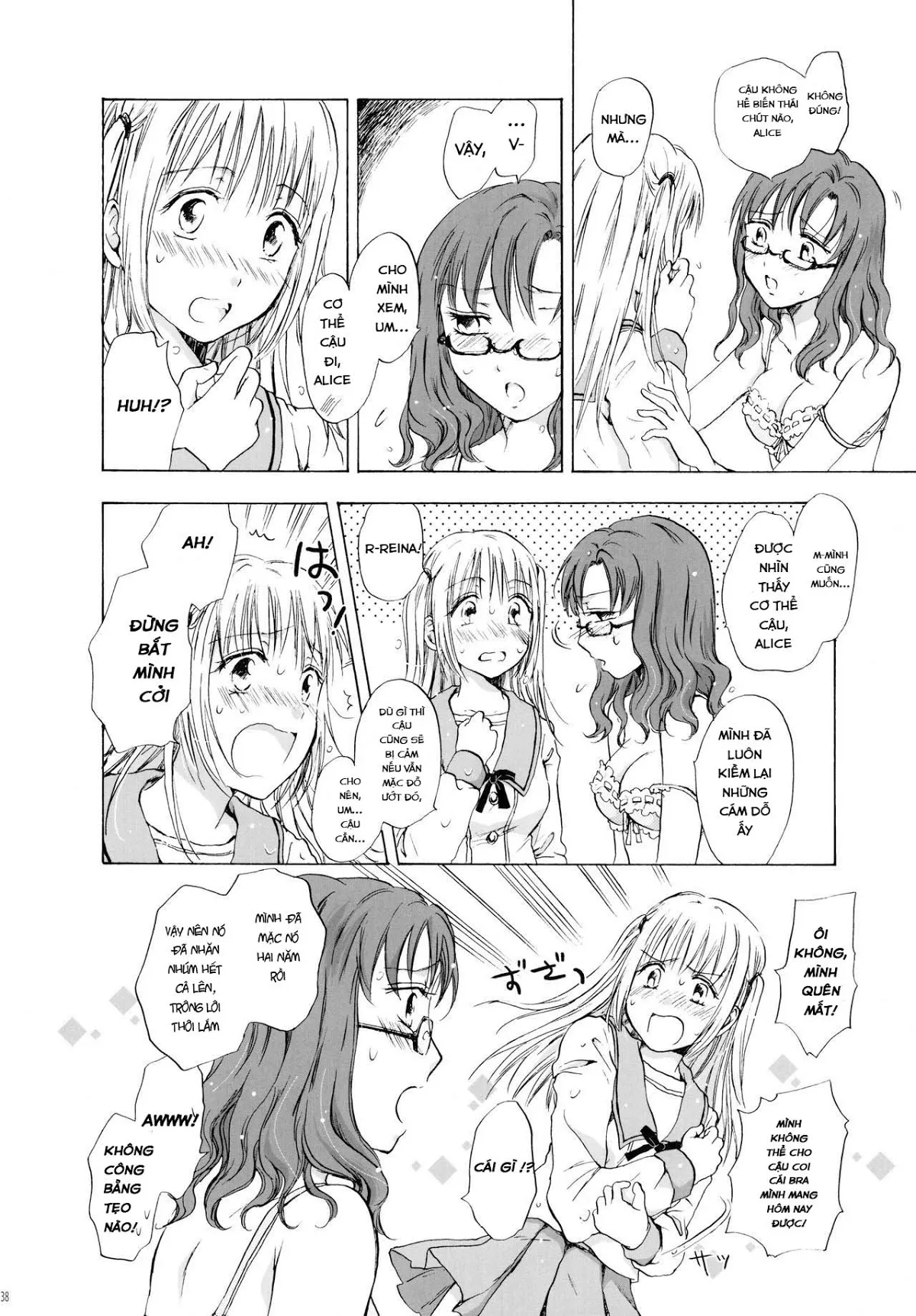 HentaiVN.net - Ảnh 8 - Tuyển tập Yuri Oneshot - Chap 133: Heartbeat Locker Room