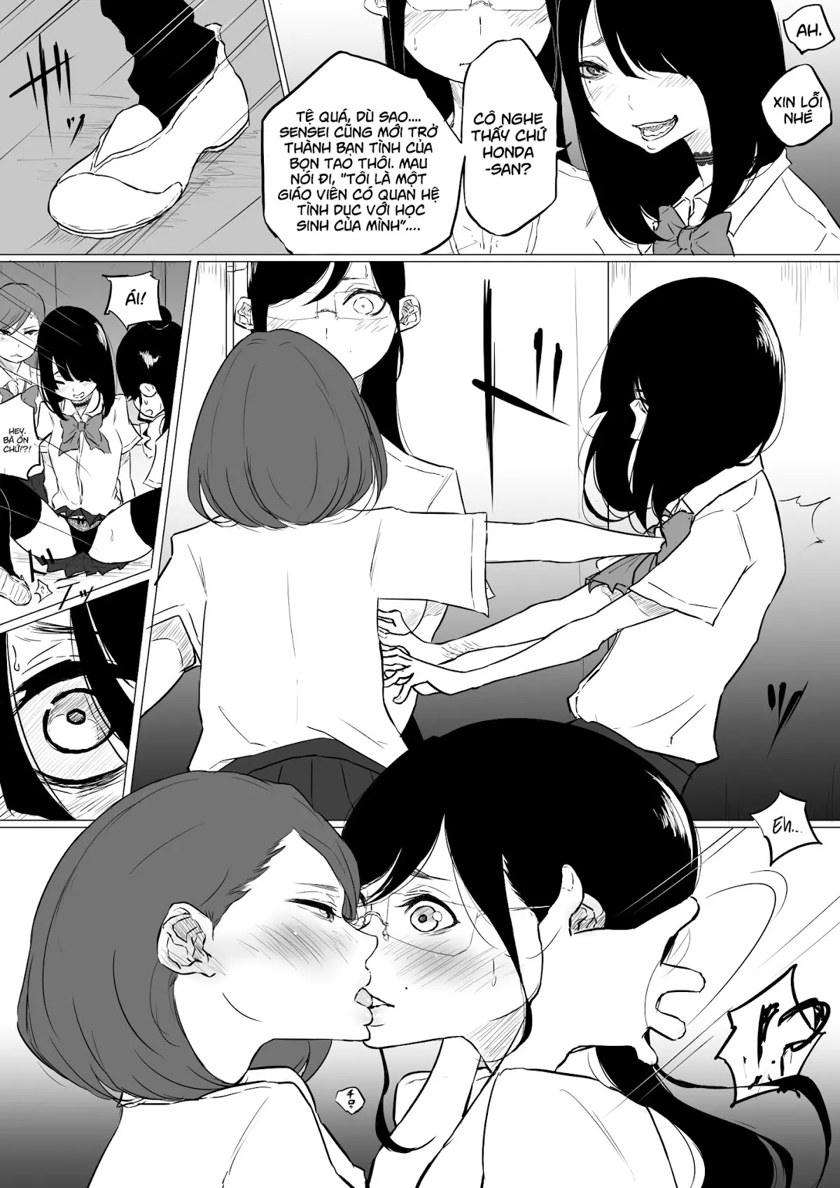 HentaiVN.net - Ảnh 10 - Tuyển tập Yuri Oneshot - Chap 145: I Went to a Lesbian Brothel and My Teacher Was There