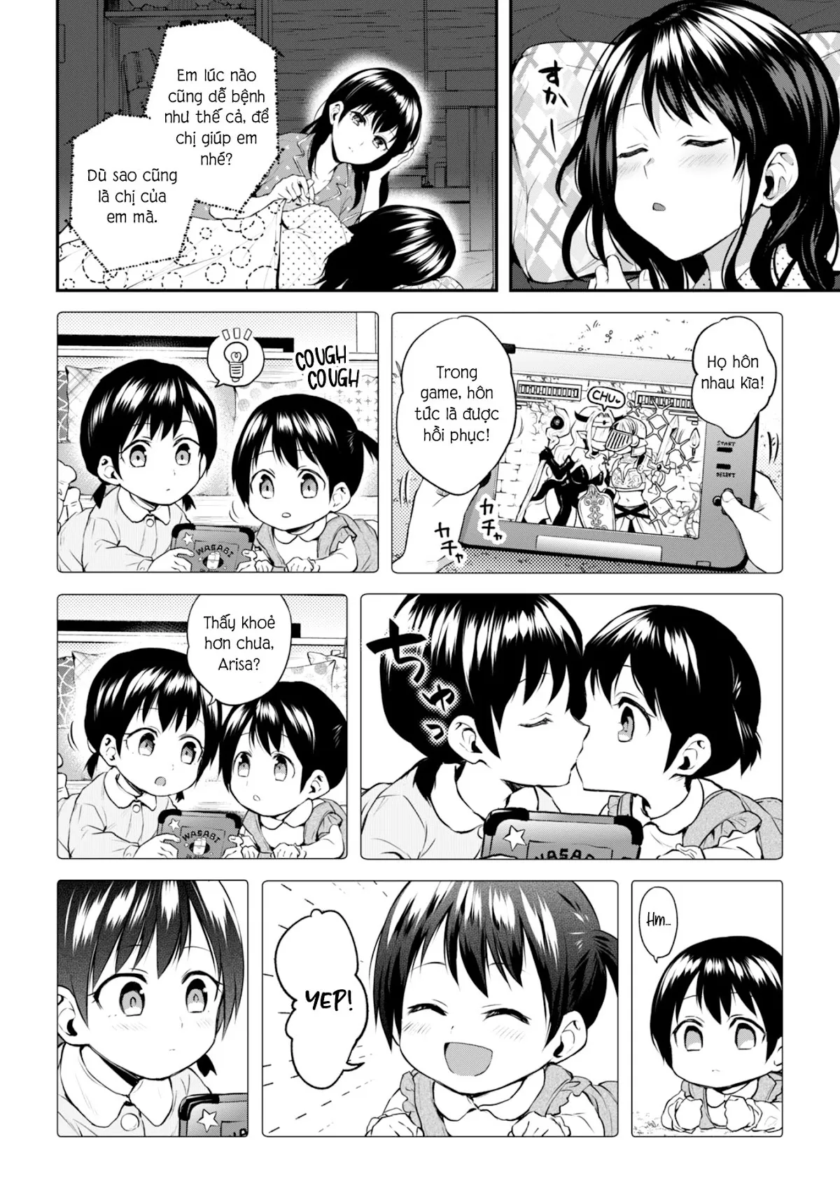HentaiVN.net - Ảnh 8 - Tuyển tập Yuri Oneshot - Chap 152: Scary Kiss of My Sister