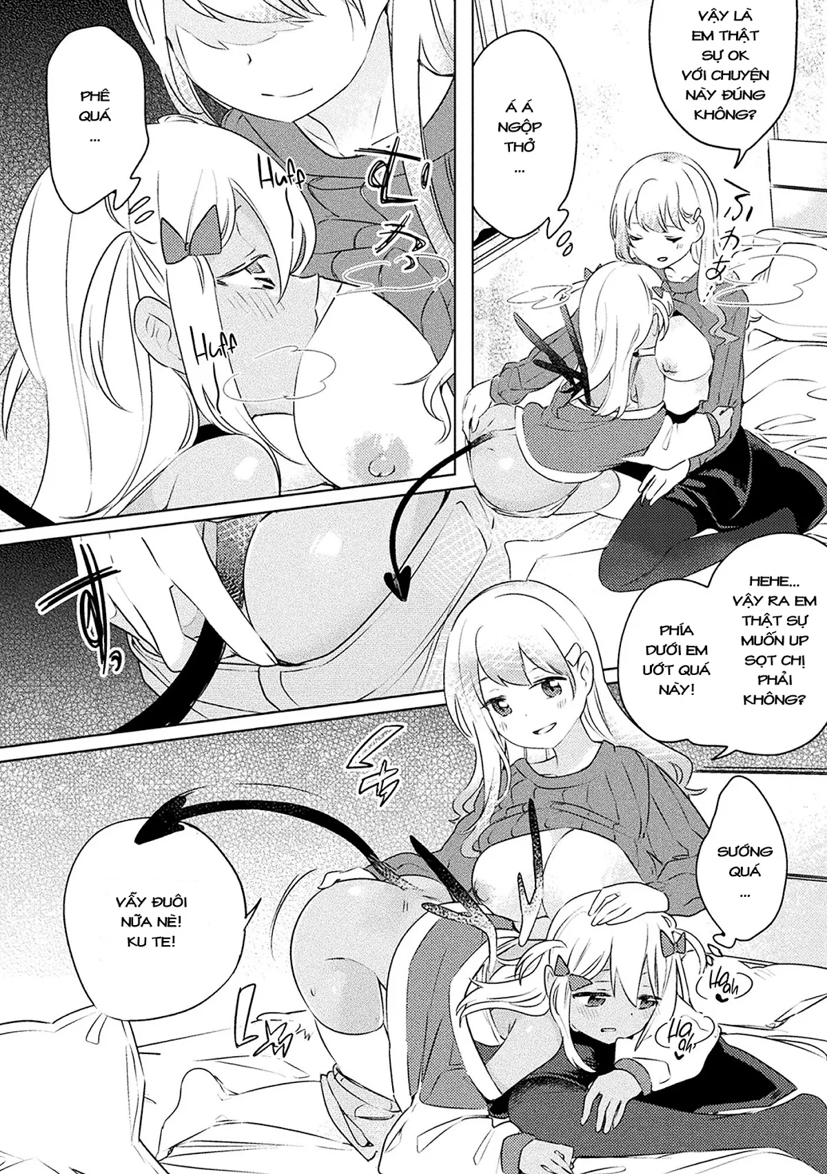 HentaiVN.net - Ảnh 8 - Tuyển tập Yuri Oneshot - Chap 156: This Succubus Wont Lose to a Lolicon!