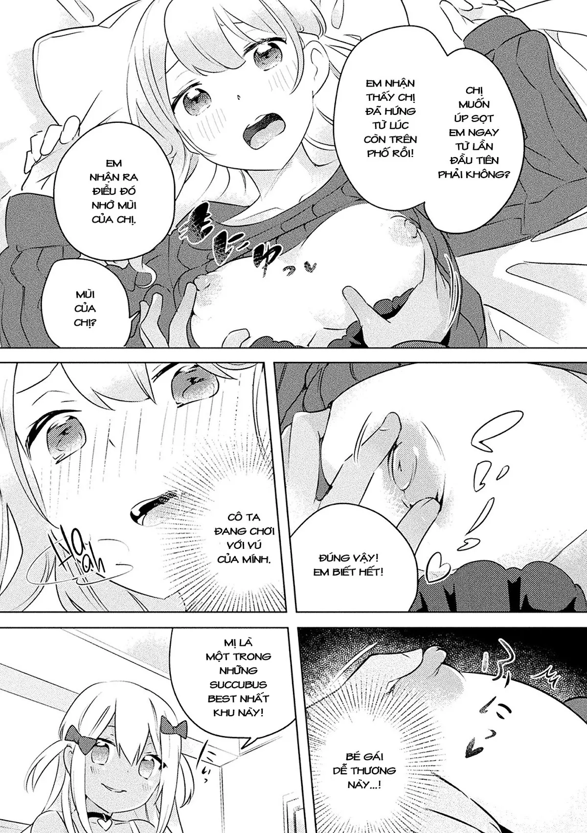 HentaiVN.net - Ảnh 4 - Tuyển tập Yuri Oneshot - Chap 156: This Succubus Wont Lose to a Lolicon!