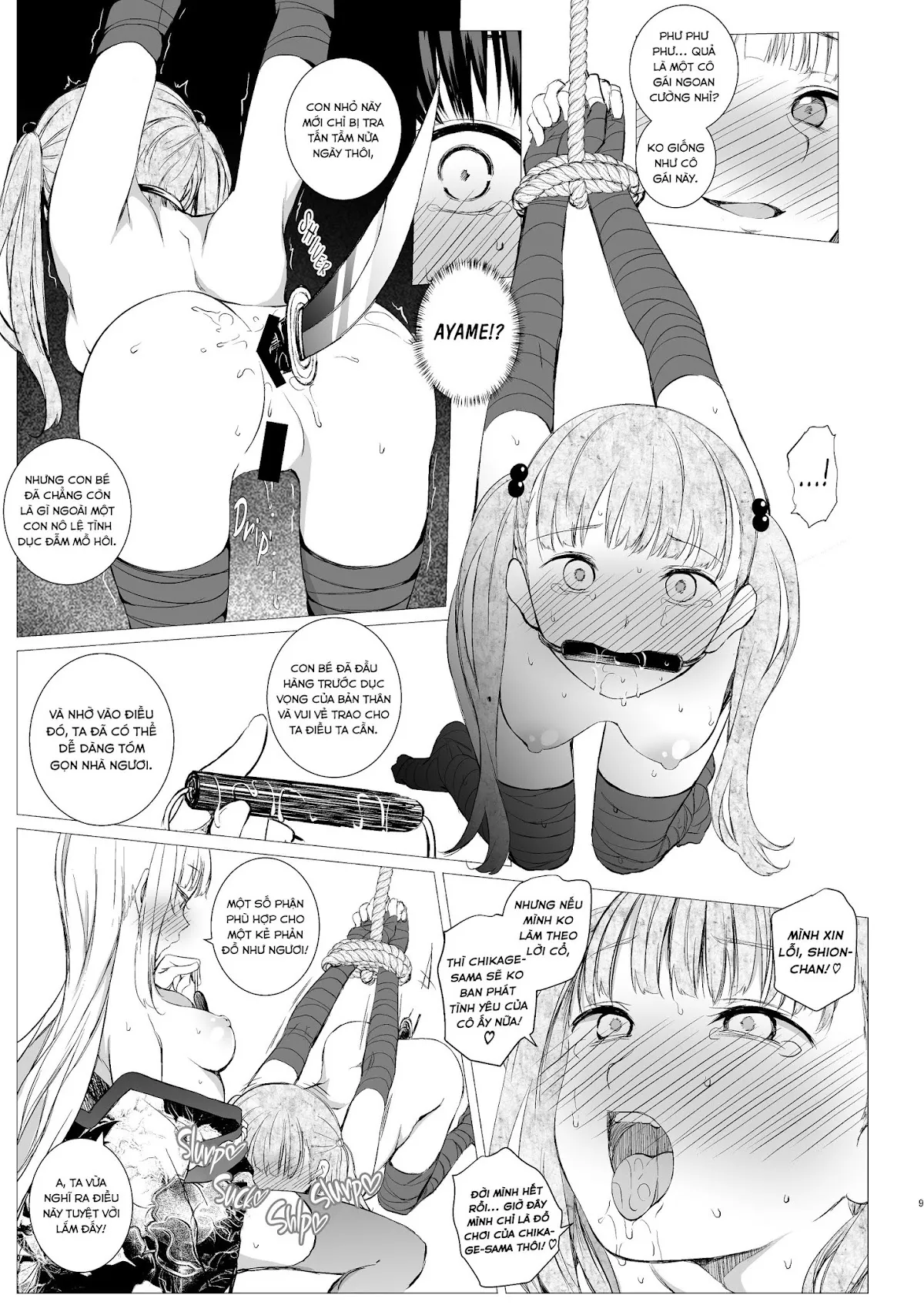 HentaiVN.net - Ảnh 7 - Tuyển tập Yuri Oneshot - Chap 160: Oshinobi Shoujo no Asobikata