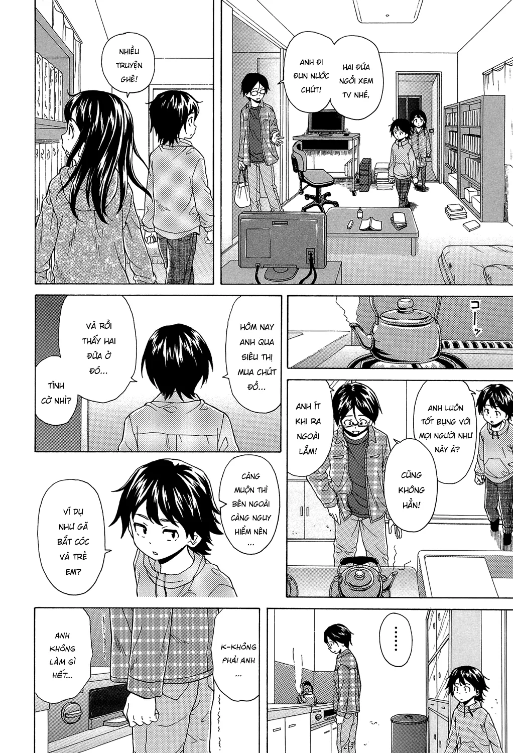 HentaiVN.net - Ảnh 10 - Phía sau cánh cửa [Fushidara na Ani Imouto; Sono Tobira no Mukougawa; Behind the door] - Chap 1.1: Gặp gỡ