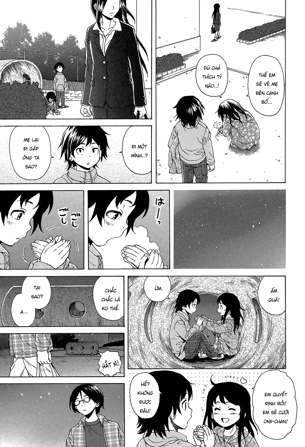 HentaiVN.net - Ảnh 7 - Phía sau cánh cửa [Fushidara na Ani Imouto; Sono Tobira no Mukougawa; Behind the door] - Chap 1.1: Gặp gỡ