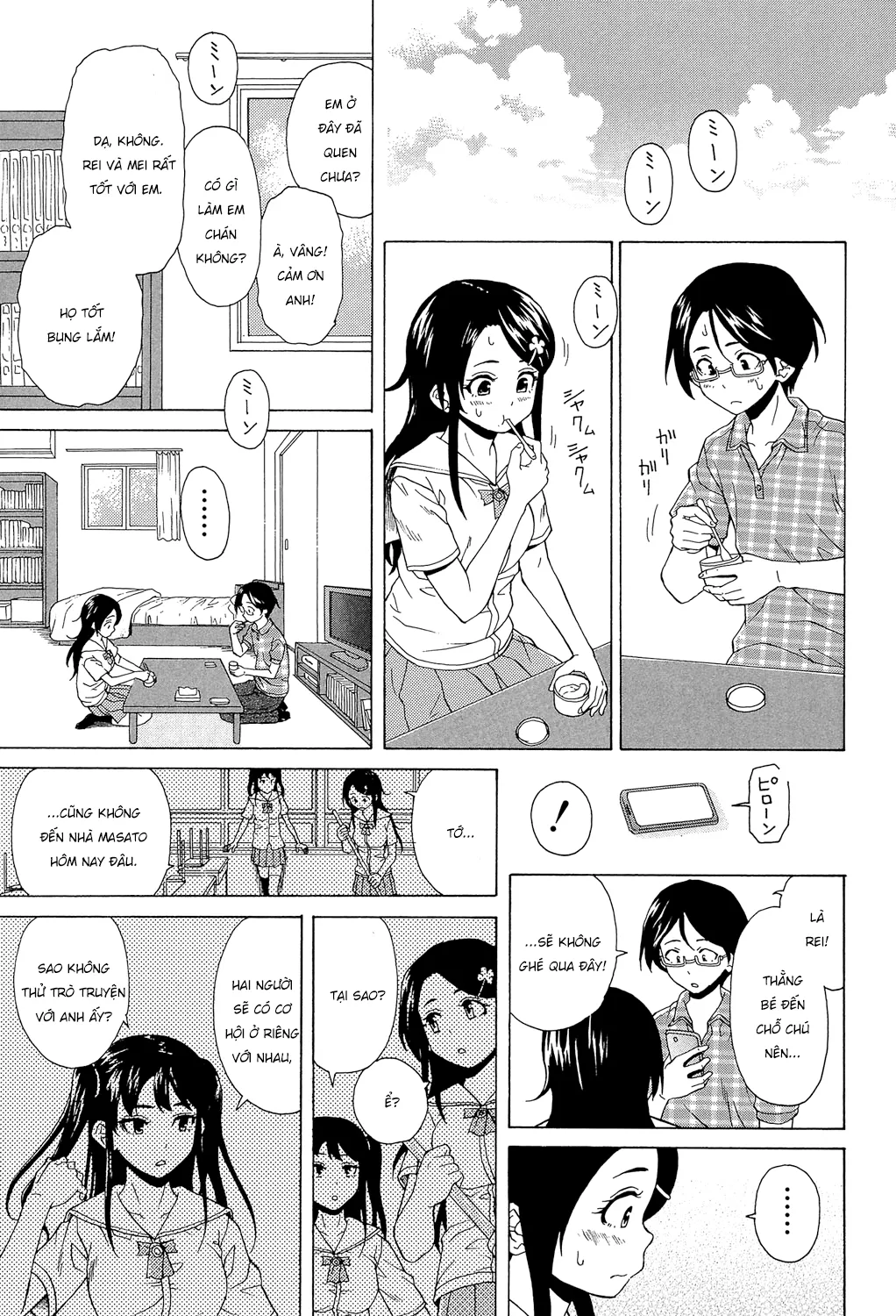 HentaiVN.net - Ảnh 19 - Phía sau cánh cửa [Fushidara na Ani Imouto; Sono Tobira no Mukougawa; Behind the door] - Chap 1.2