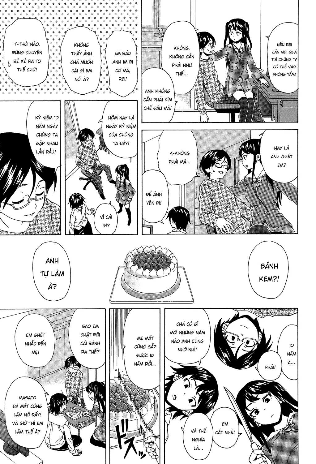 HentaiVN.net - Ảnh 3 - Phía sau cánh cửa [Fushidara na Ani Imouto; Sono Tobira no Mukougawa; Behind the door] - Chap 1.2