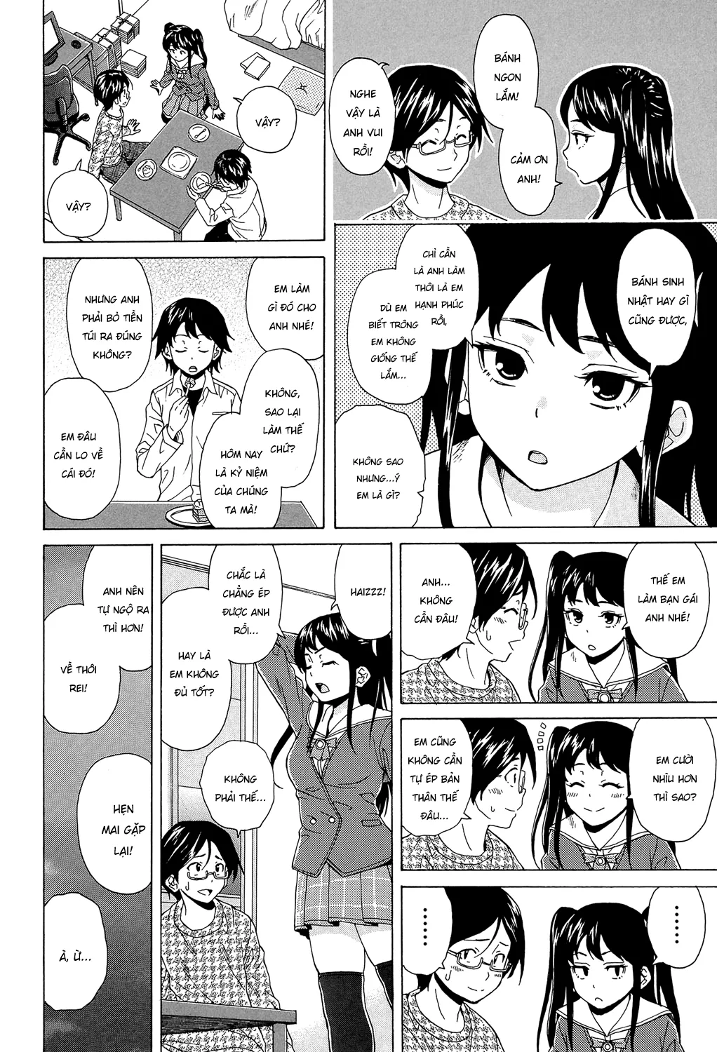 HentaiVN.net - Ảnh 6 - Phía sau cánh cửa [Fushidara na Ani Imouto; Sono Tobira no Mukougawa; Behind the door] - Chap 1.2