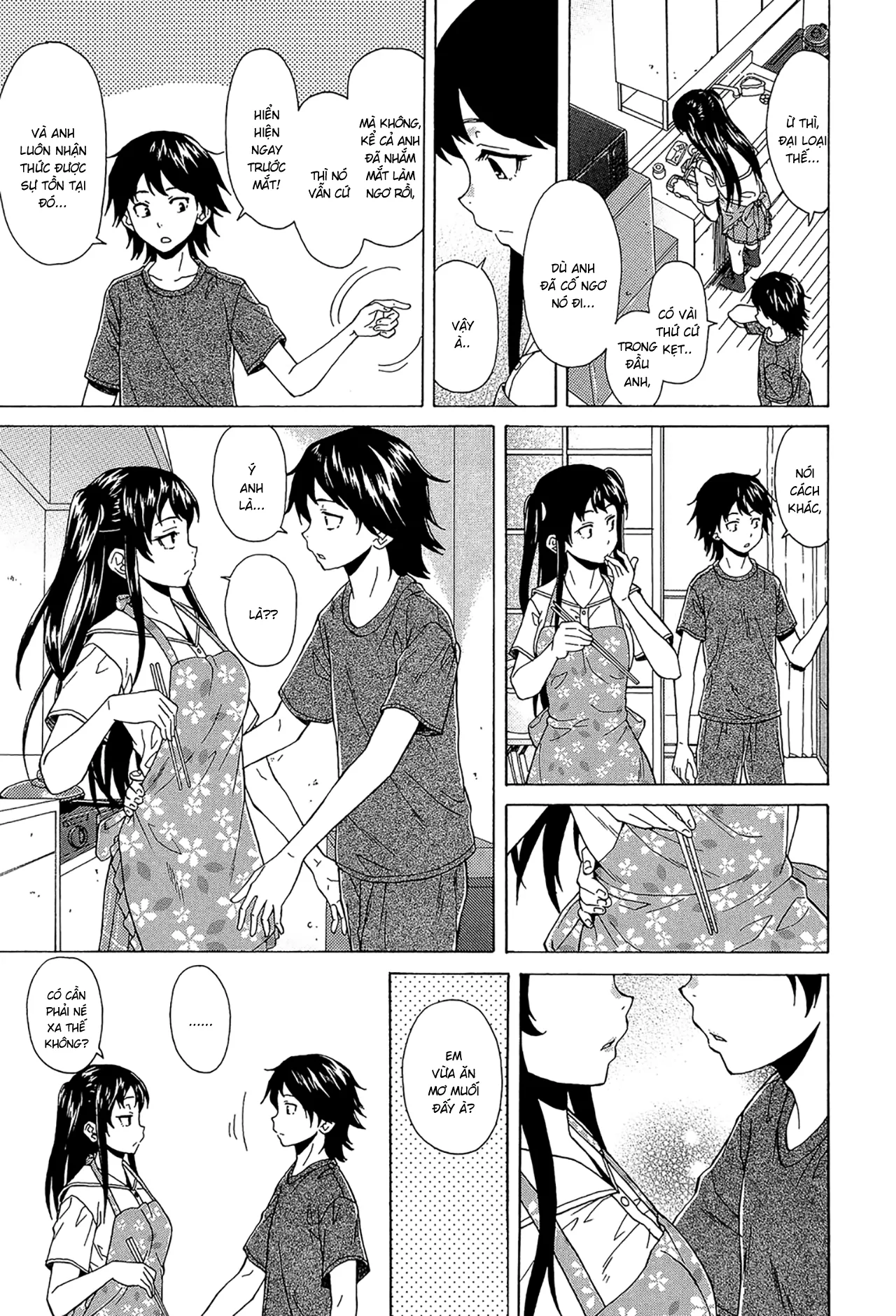 HentaiVN.net - Ảnh 4 - Phía sau cánh cửa [Fushidara na Ani Imouto; Sono Tobira no Mukougawa; Behind the door] - Chap 2