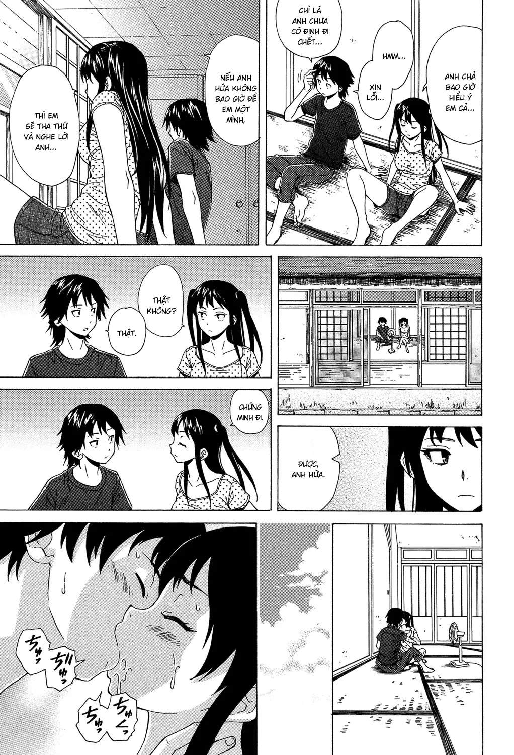 HentaiVN.net - Ảnh 13 - Phía sau cánh cửa [Fushidara na Ani Imouto; Sono Tobira no Mukougawa; Behind the door] - Chap 3
