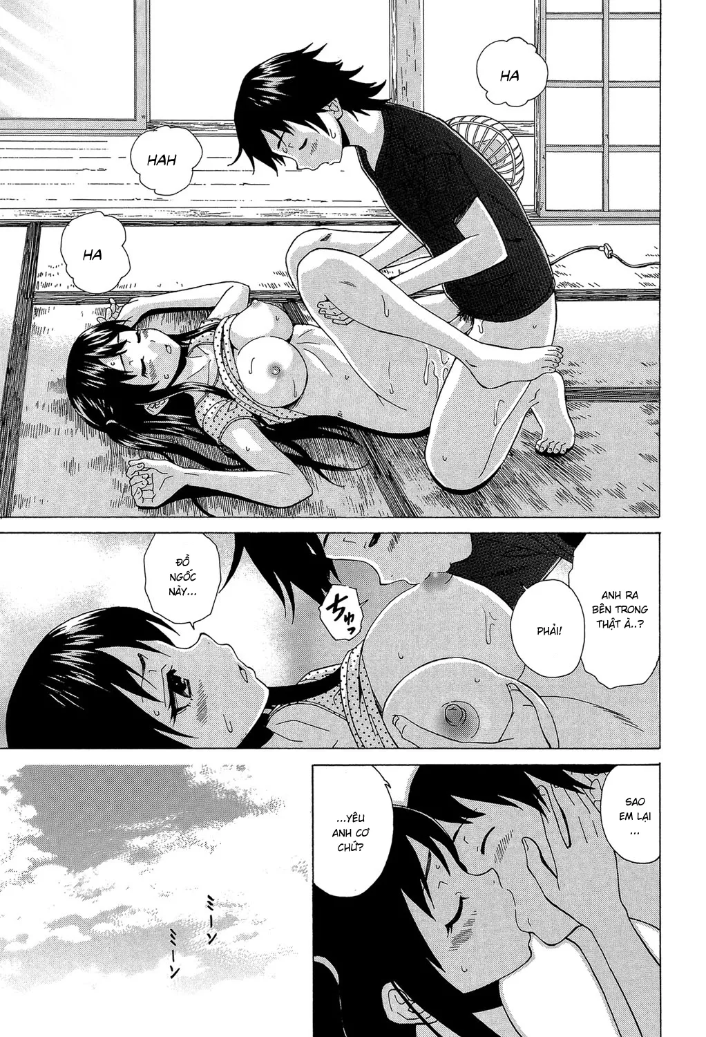 HentaiVN.net - Ảnh 24 - Phía sau cánh cửa [Fushidara na Ani Imouto; Sono Tobira no Mukougawa; Behind the door] - Chap 3