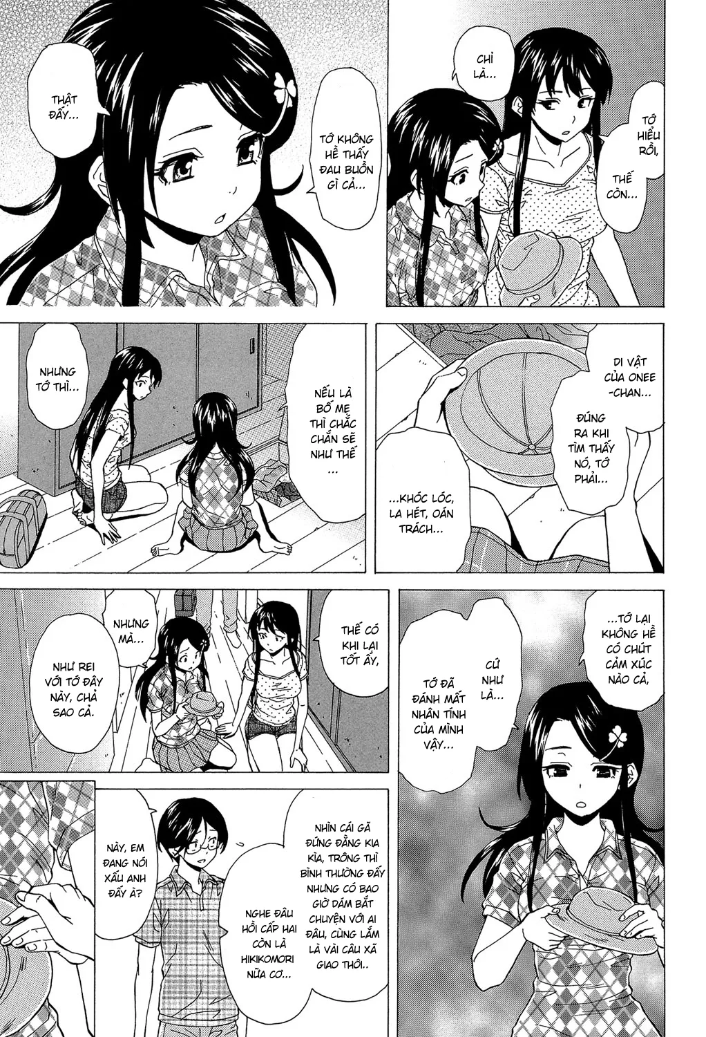 HentaiVN.net - Ảnh 19 - Phía sau cánh cửa [Fushidara na Ani Imouto; Sono Tobira no Mukougawa; Behind the door] - Chap 4