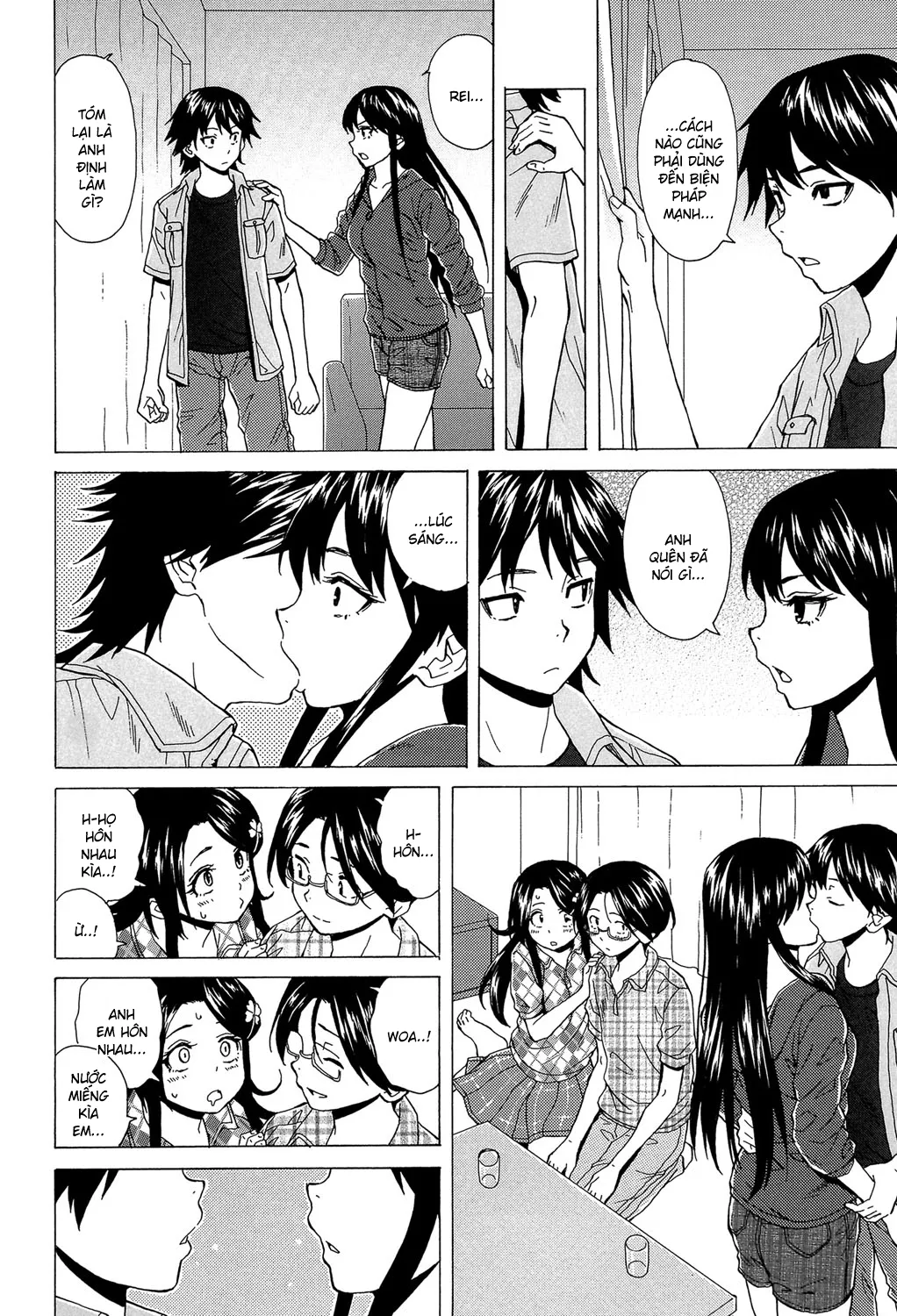 HentaiVN.net - Ảnh 3 - Phía sau cánh cửa [Fushidara na Ani Imouto; Sono Tobira no Mukougawa; Behind the door] - Chap 5