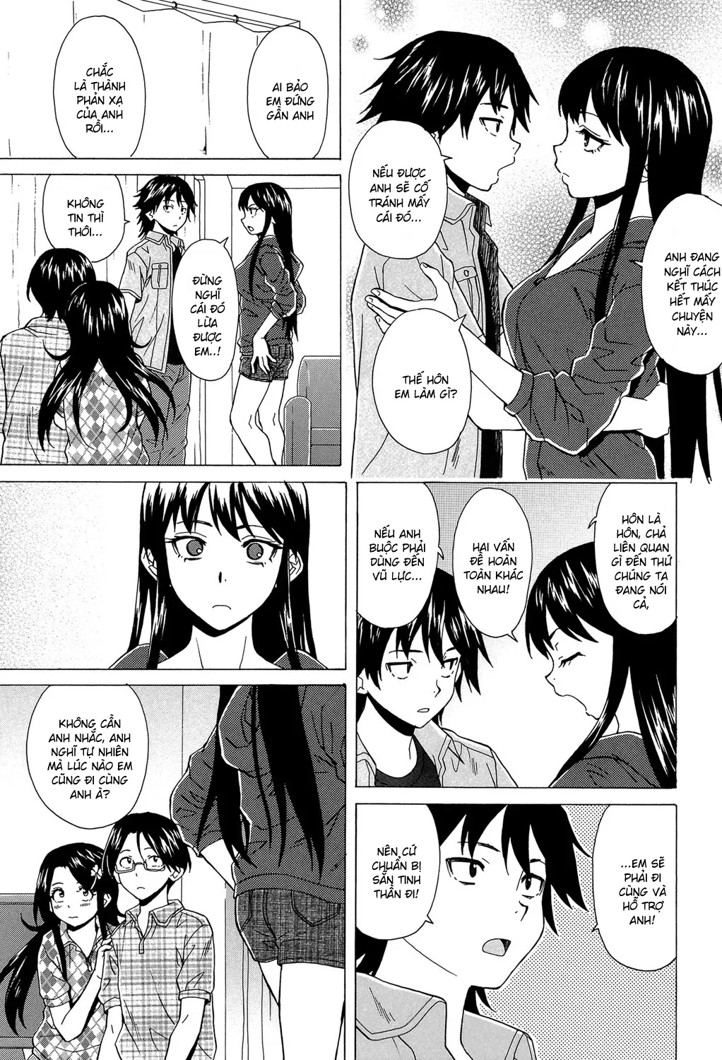 HentaiVN.net - Ảnh 4 - Phía sau cánh cửa [Fushidara na Ani Imouto; Sono Tobira no Mukougawa; Behind the door] - Chap 5
