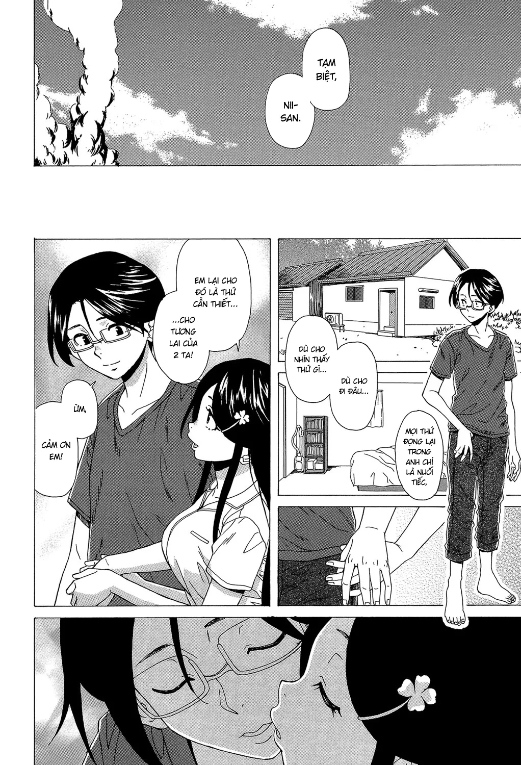 HentaiVN.net - Ảnh 12 - Phía sau cánh cửa [Fushidara na Ani Imouto; Sono Tobira no Mukougawa; Behind the door] - Chap 6 [END]