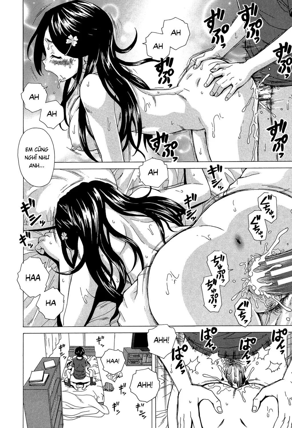 HentaiVN.net - Ảnh 19 - Phía sau cánh cửa [Fushidara na Ani Imouto; Sono Tobira no Mukougawa; Behind the door] - Chap 6 [END]