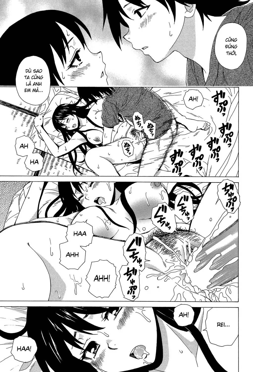 HentaiVN.net - Ảnh 27 - Phía sau cánh cửa [Fushidara na Ani Imouto; Sono Tobira no Mukougawa; Behind the door] - Chap 6 [END]