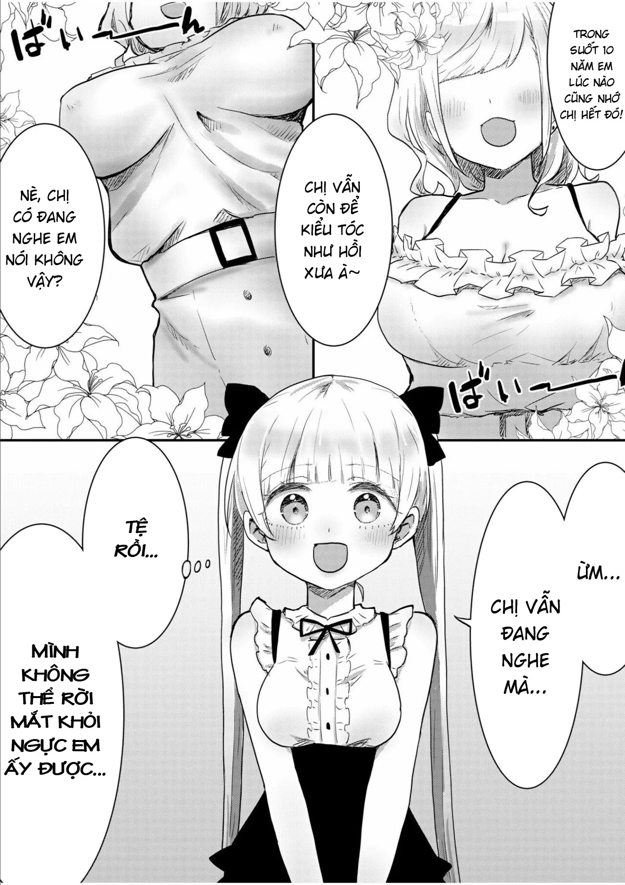 HentaiVN.net - Ảnh 14 - Cuộc sống Yuri của chị em sinh đôi [Twin Sisters' Yuri Life] - Chap 1