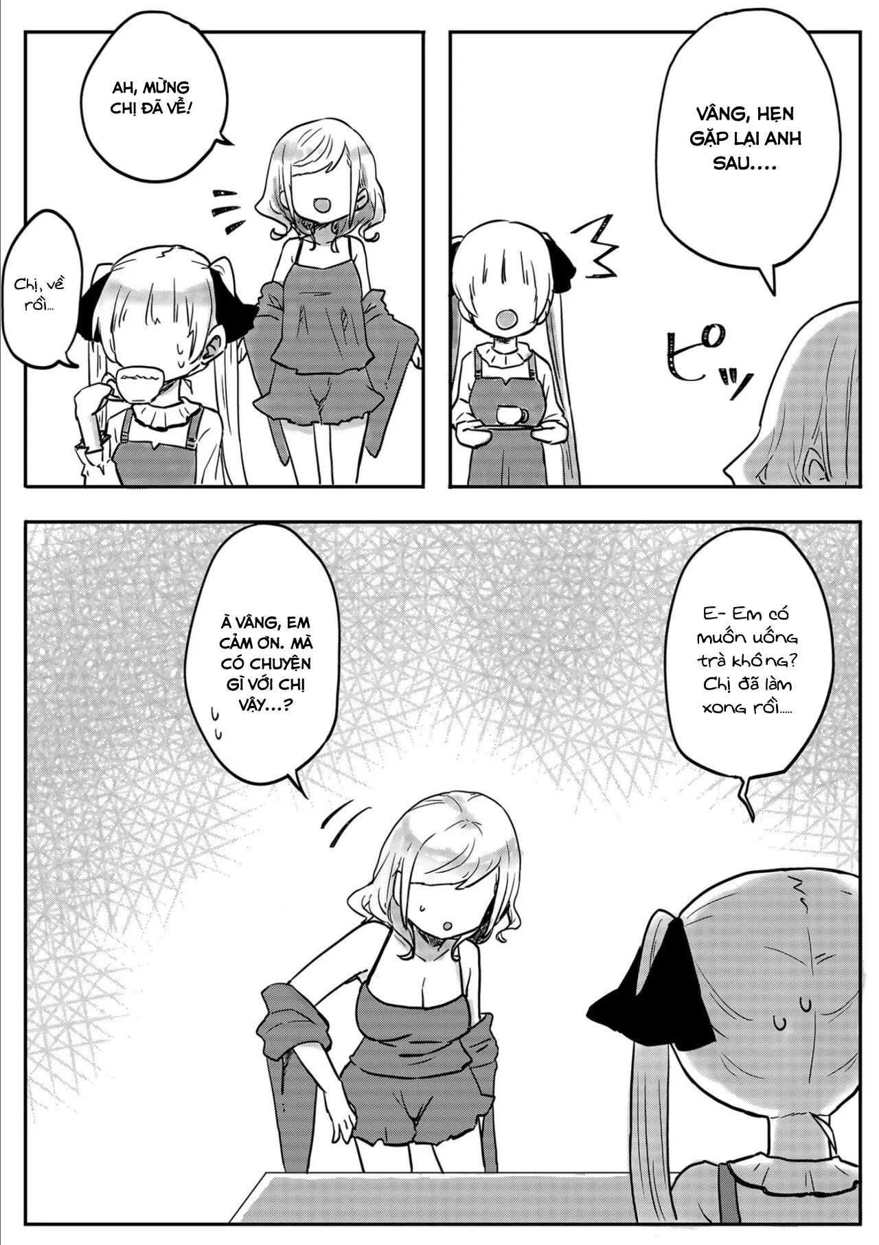 HentaiVN.net - Ảnh 9 - Cuộc sống Yuri của chị em sinh đôi [Twin Sisters' Yuri Life] - Chap 2