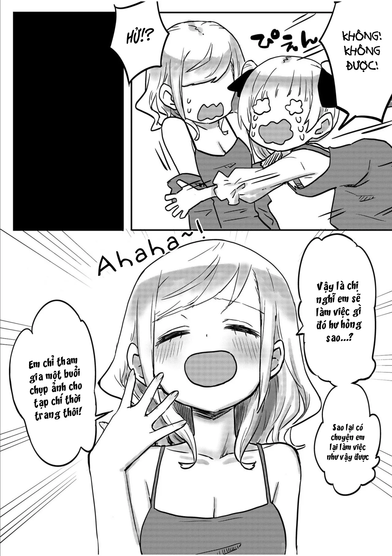 HentaiVN.net - Ảnh 17 - Cuộc sống Yuri của chị em sinh đôi [Twin Sisters' Yuri Life] - Chap 2
