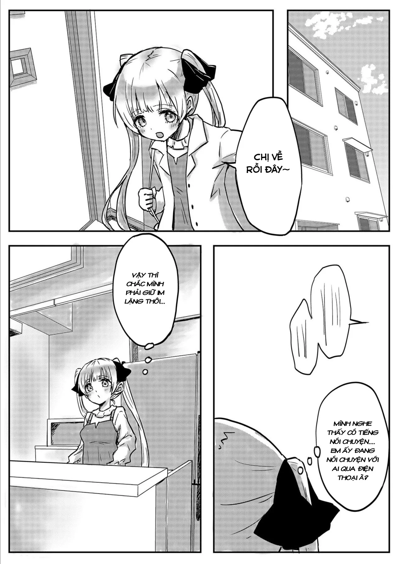 HentaiVN.net - Ảnh 6 - Cuộc sống Yuri của chị em sinh đôi [Twin Sisters' Yuri Life] - Chap 2