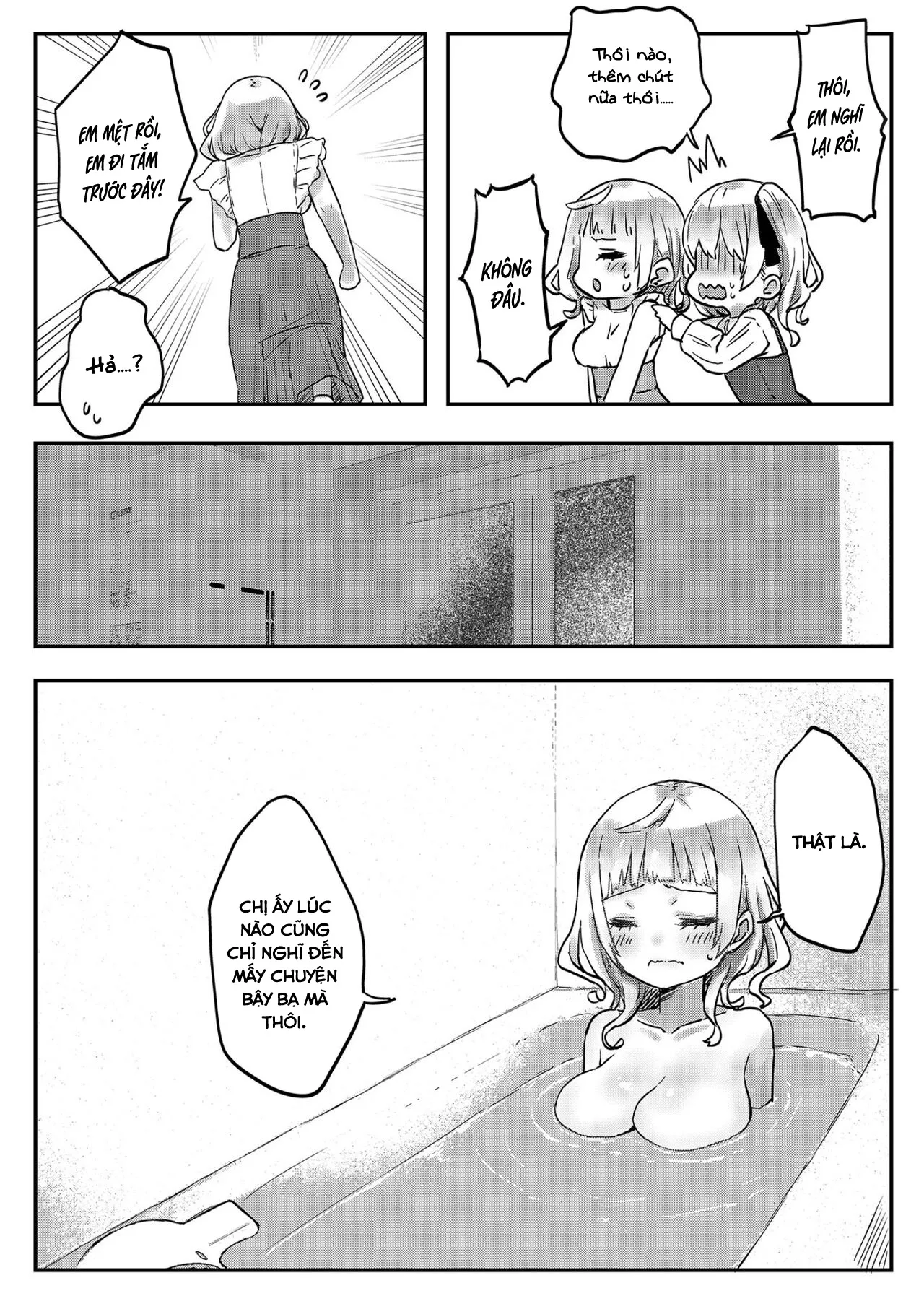HentaiVN.net - Ảnh 13 - Cuộc sống Yuri của chị em sinh đôi [Twin Sisters' Yuri Life] - Chap 4