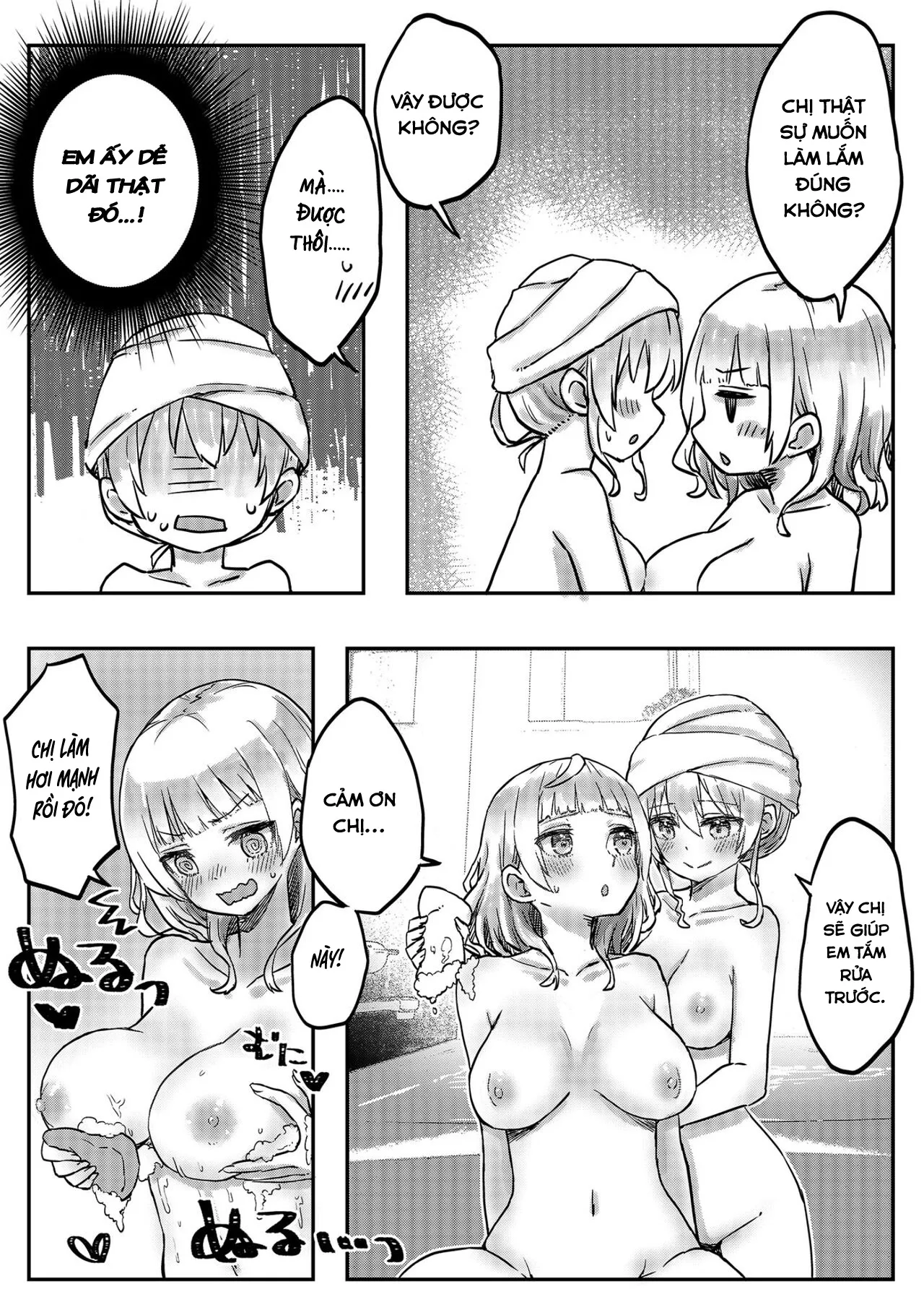 HentaiVN.net - Ảnh 17 - Cuộc sống Yuri của chị em sinh đôi [Twin Sisters' Yuri Life] - Chap 4