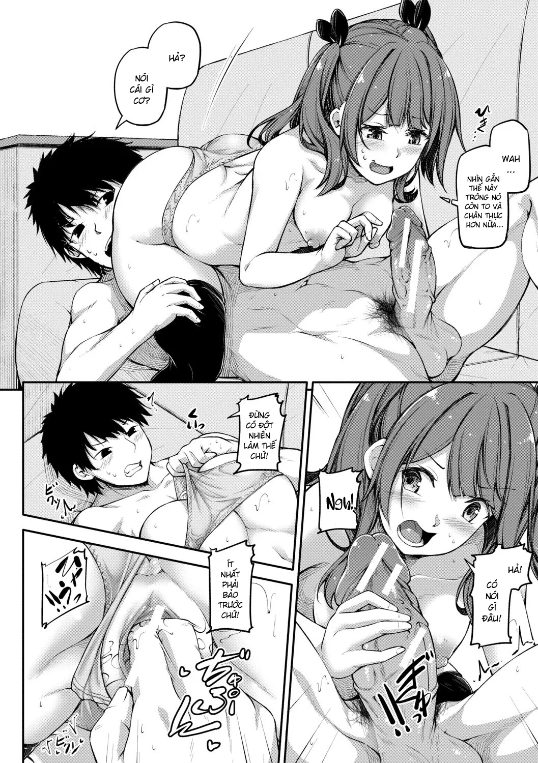 HentaiVN.net - Ảnh 9 - Nếu thua Onii-chan, bọn tôi sẽ làm tình! ~ Oẳn tù tì [Oniichan ni Maketara Ecchi! ~Shikotte Pakotte Jankenpon~; お兄ちゃんに負けたらエッチ! ～シコってパコってじゃんけんぽん～] - Chap 1