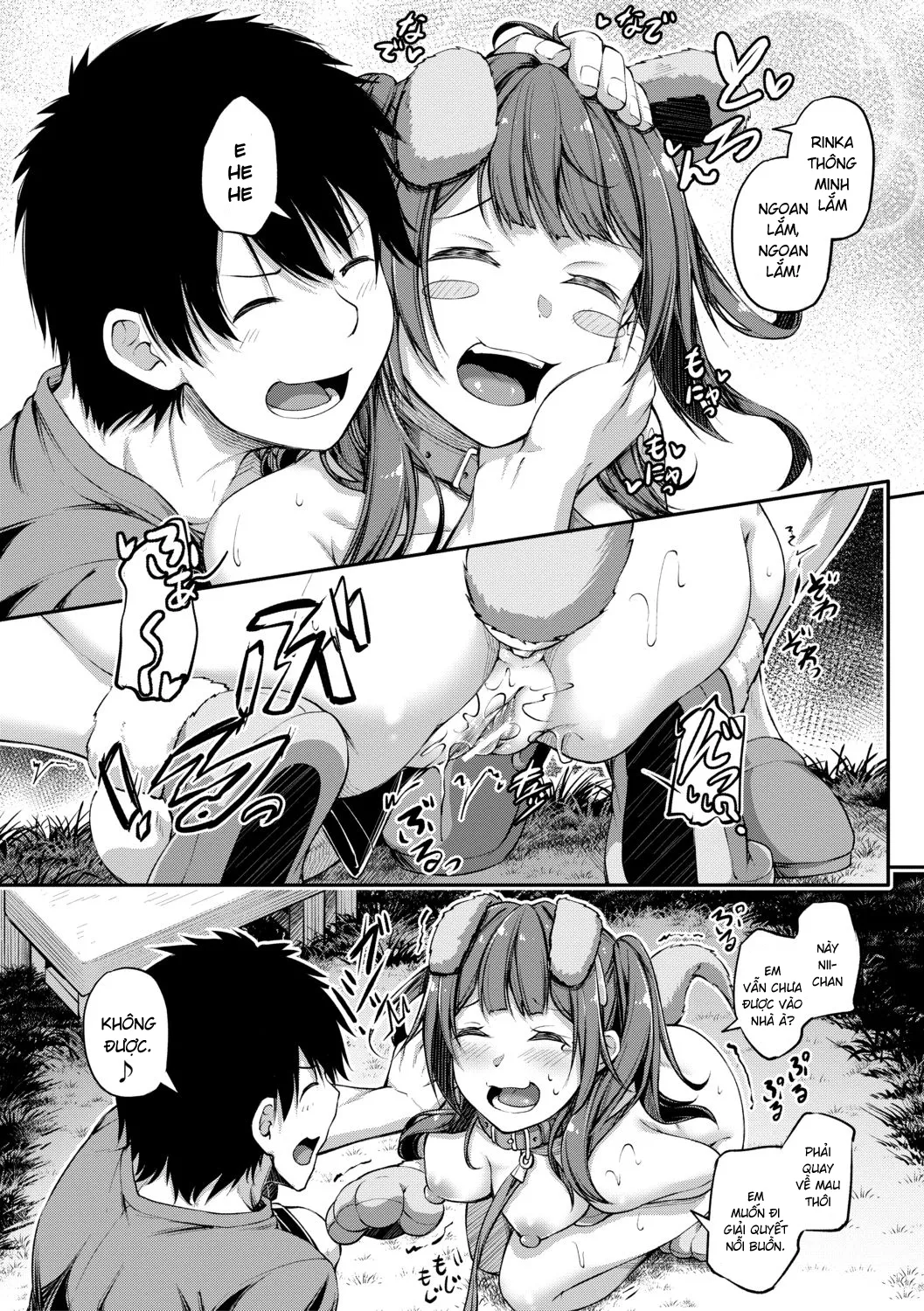HentaiVN.net - Ảnh 11 - Nếu thua Onii-chan, bọn tôi sẽ làm tình! ~ Oẳn tù tì [Oniichan ni Maketara Ecchi! ~Shikotte Pakotte Jankenpon~; お兄ちゃんに負けたらエッチ! ～シコってパコってじゃんけんぽん～] - Chap 2