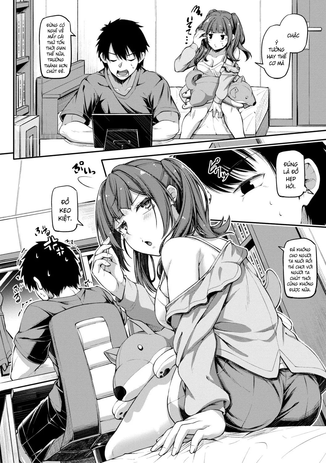 HentaiVN.net - Ảnh 4 - Nếu thua Onii-chan, bọn tôi sẽ làm tình! ~ Oẳn tù tì [Oniichan ni Maketara Ecchi! ~Shikotte Pakotte Jankenpon~; お兄ちゃんに負けたらエッチ! ～シコってパコってじゃんけんぽん～] - Chap 2