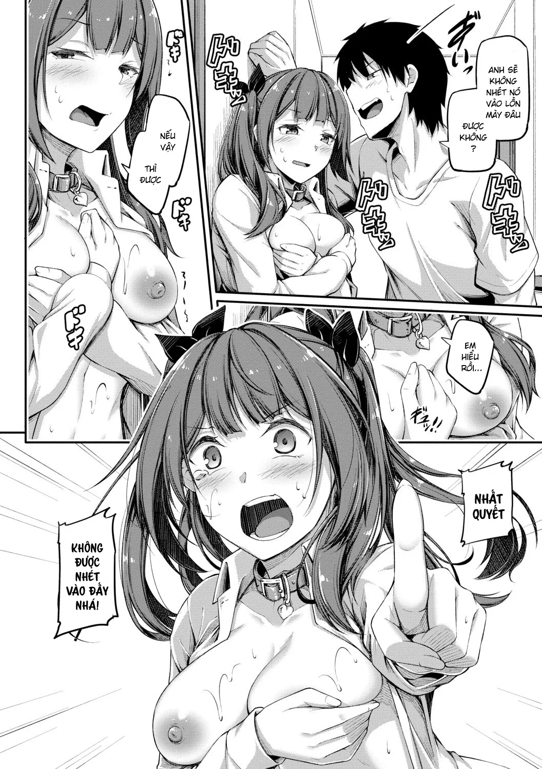 HentaiVN.net - Ảnh 8 - Nếu thua Onii-chan, bọn tôi sẽ làm tình! ~ Oẳn tù tì [Oniichan ni Maketara Ecchi! ~Shikotte Pakotte Jankenpon~; お兄ちゃんに負けたらエッチ! ～シコってパコってじゃんけんぽん～] - Chap 3