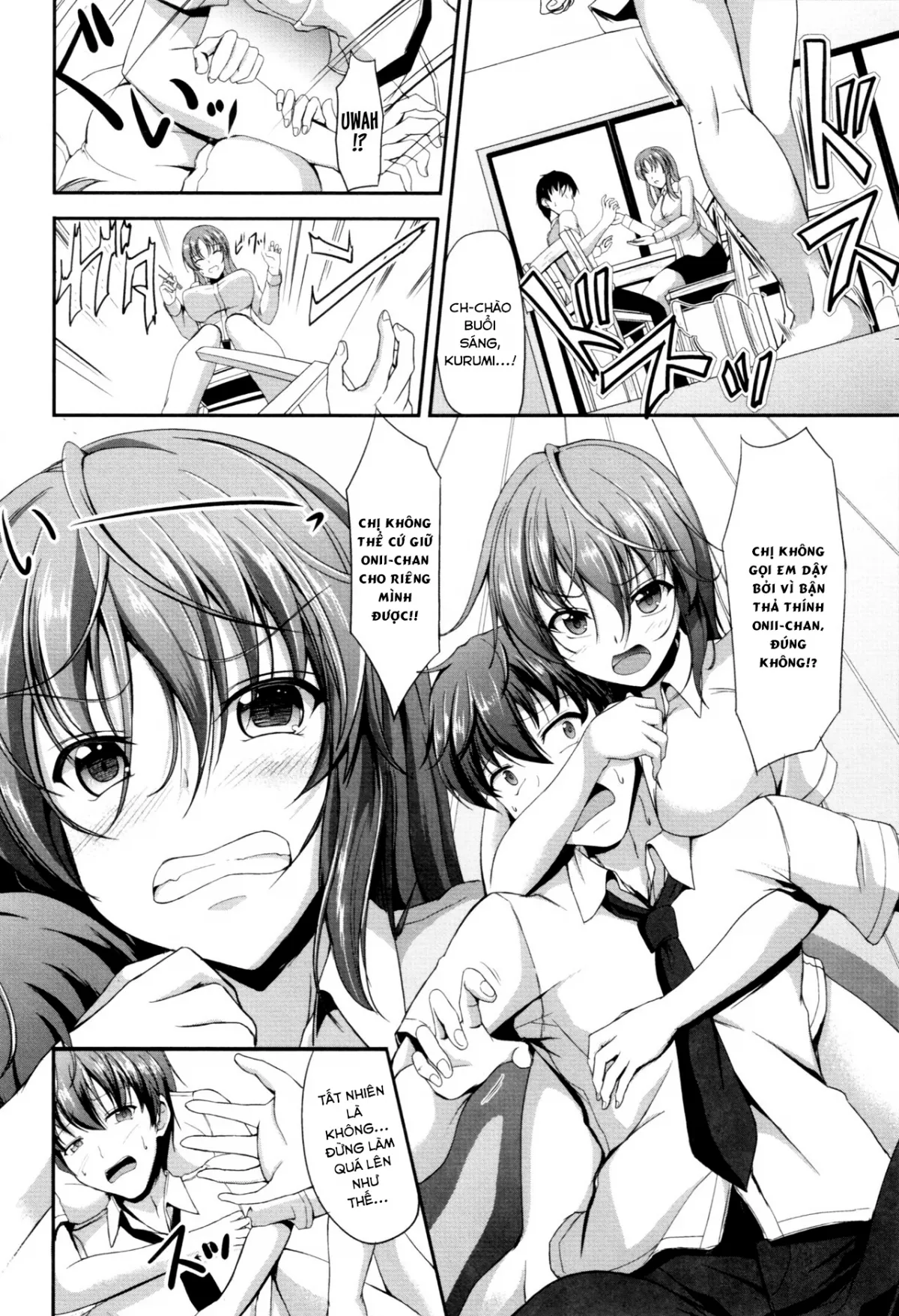 HentaiVN.net - Ảnh 6 - Sisters Sandwich - Chap 1