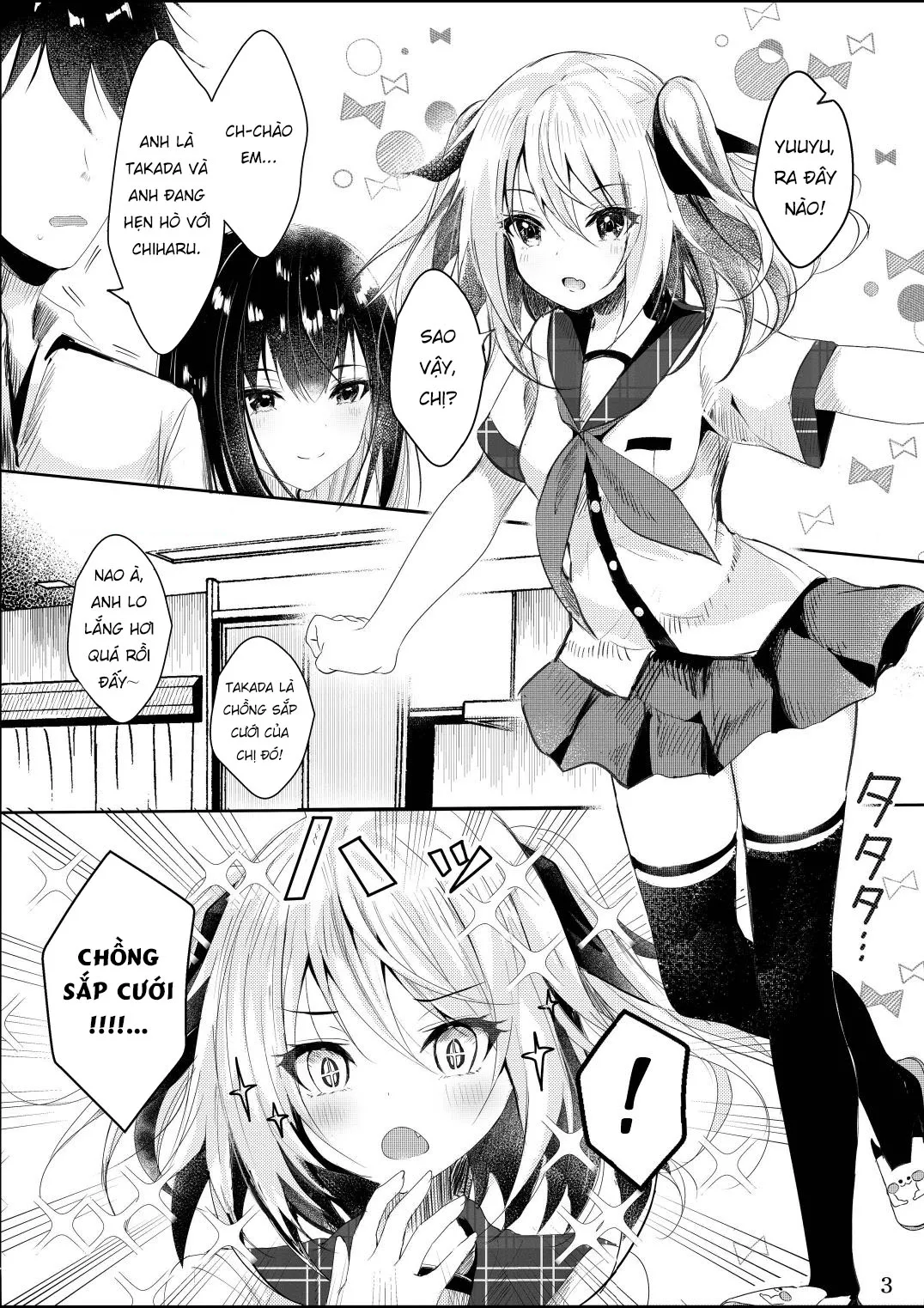 HentaiVN.net - Ảnh 3 - Cô Em Gái Của Vợ Tôi [Sonohi Konyakusha no Imouto to Boku wa, その日婚約者の妹と僕は] - OneShot