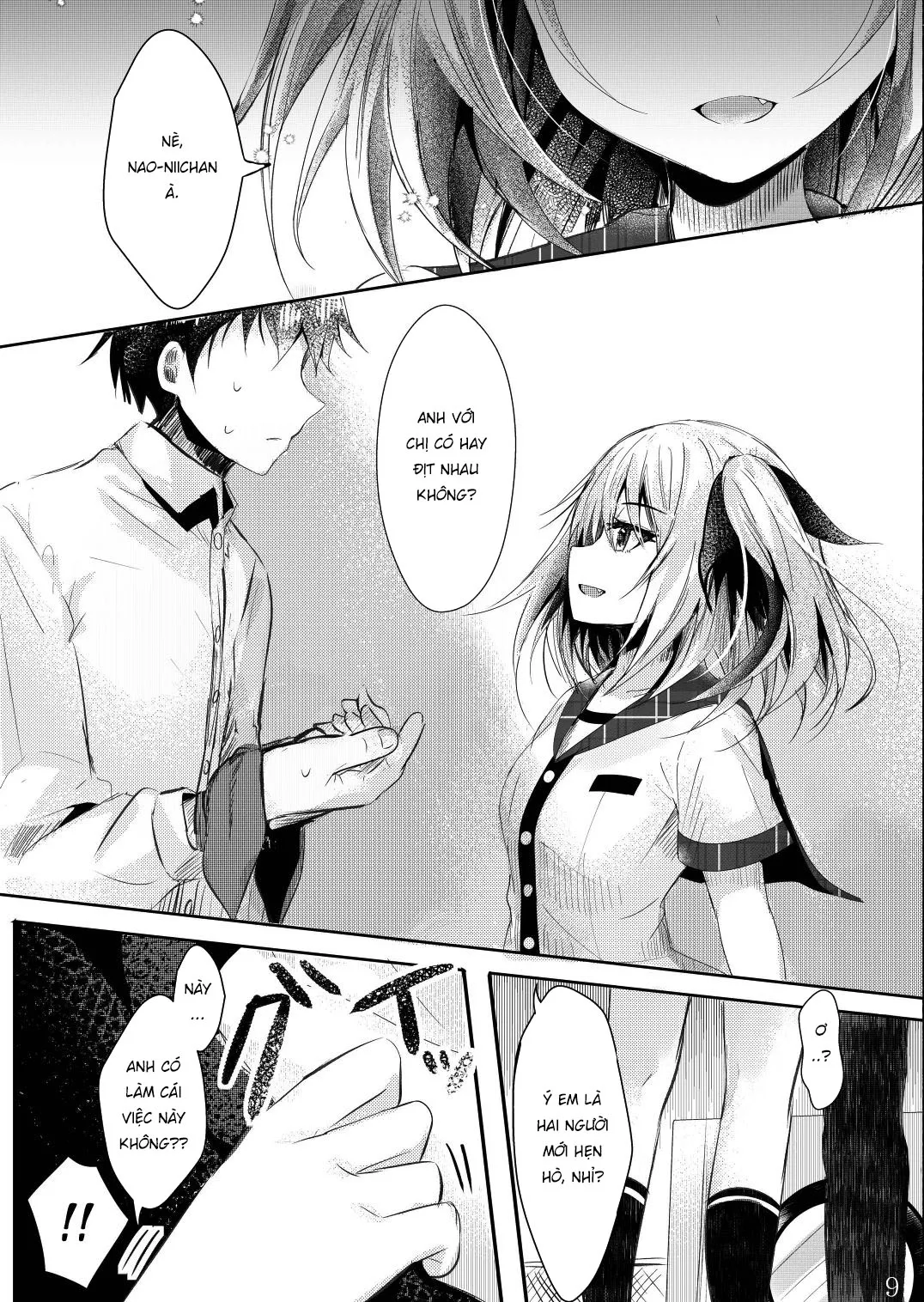 HentaiVN.net - Ảnh 9 - Cô Em Gái Của Vợ Tôi [Sonohi Konyakusha no Imouto to Boku wa, その日婚約者の妹と僕は] - OneShot