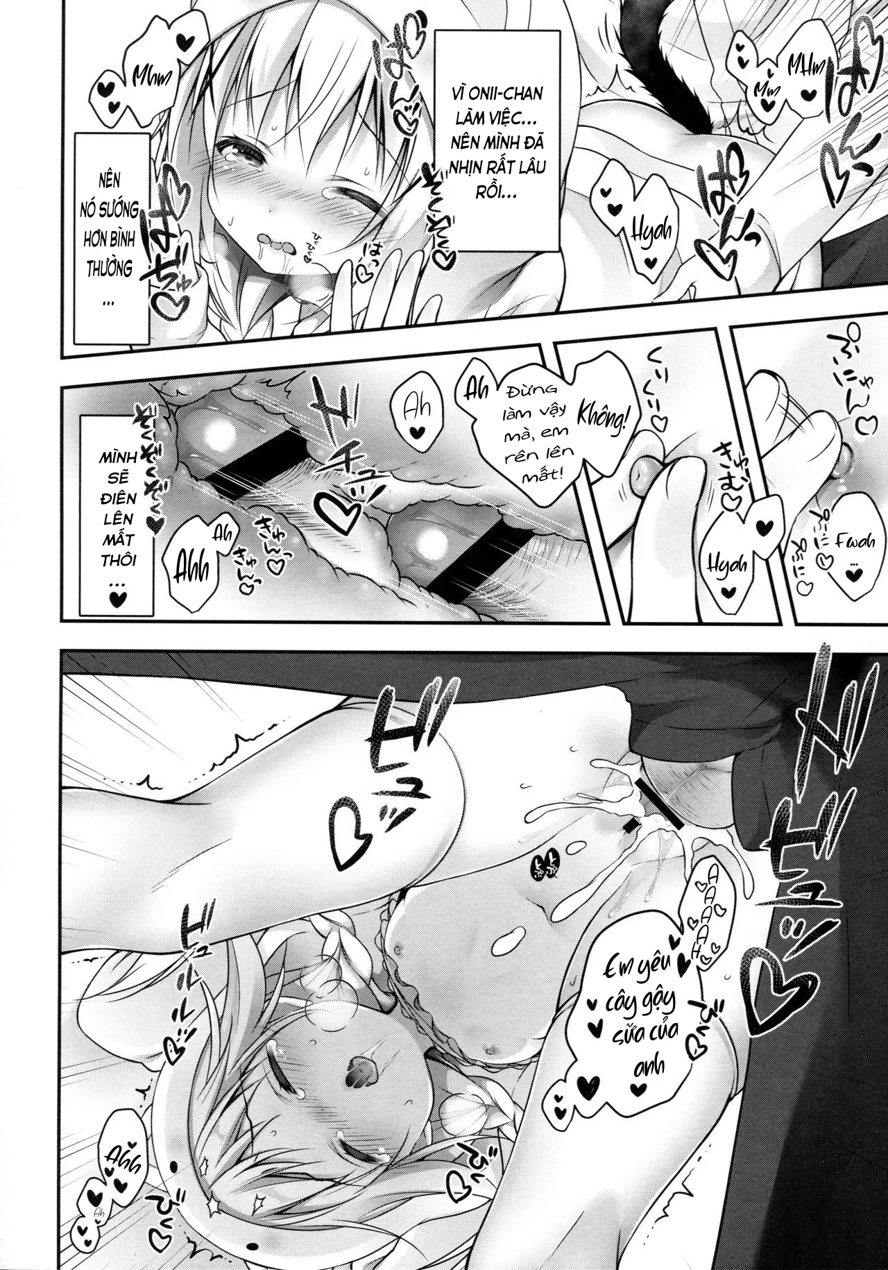 HentaiVN.net - Ảnh 11 - Chino-chan wa Goshuushin - Chap 4 End?