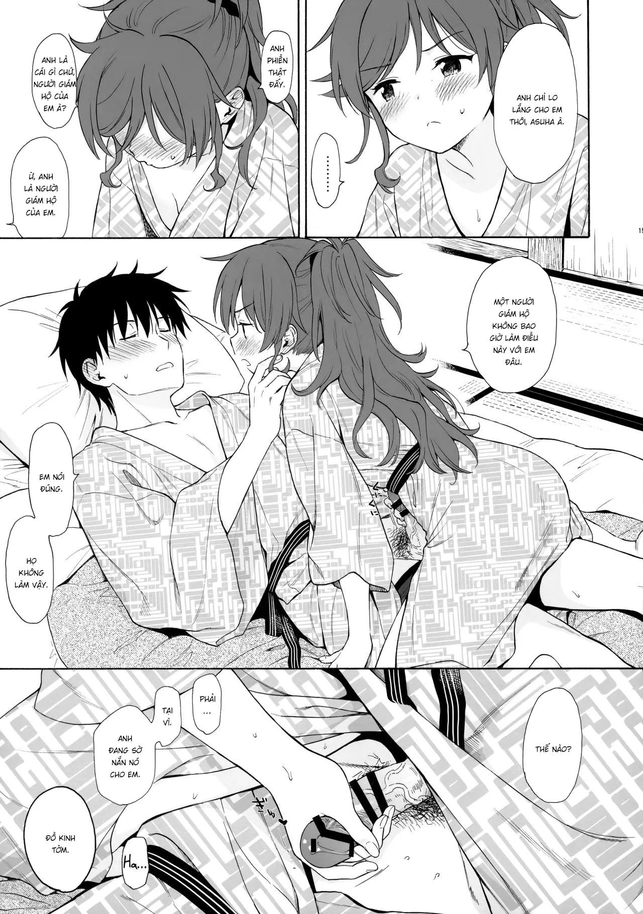 HentaiVN.net - Ảnh 16 - Đêm tâm sự của hai anh em [Yukemuri Ryojou Bousou Hen ; 湯けむり旅情 房総編] - Oneshot