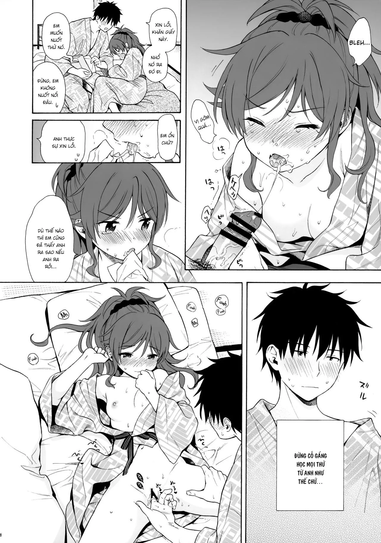 HentaiVN.net - Ảnh 19 - Đêm tâm sự của hai anh em [Yukemuri Ryojou Bousou Hen ; 湯けむり旅情 房総編] - Oneshot