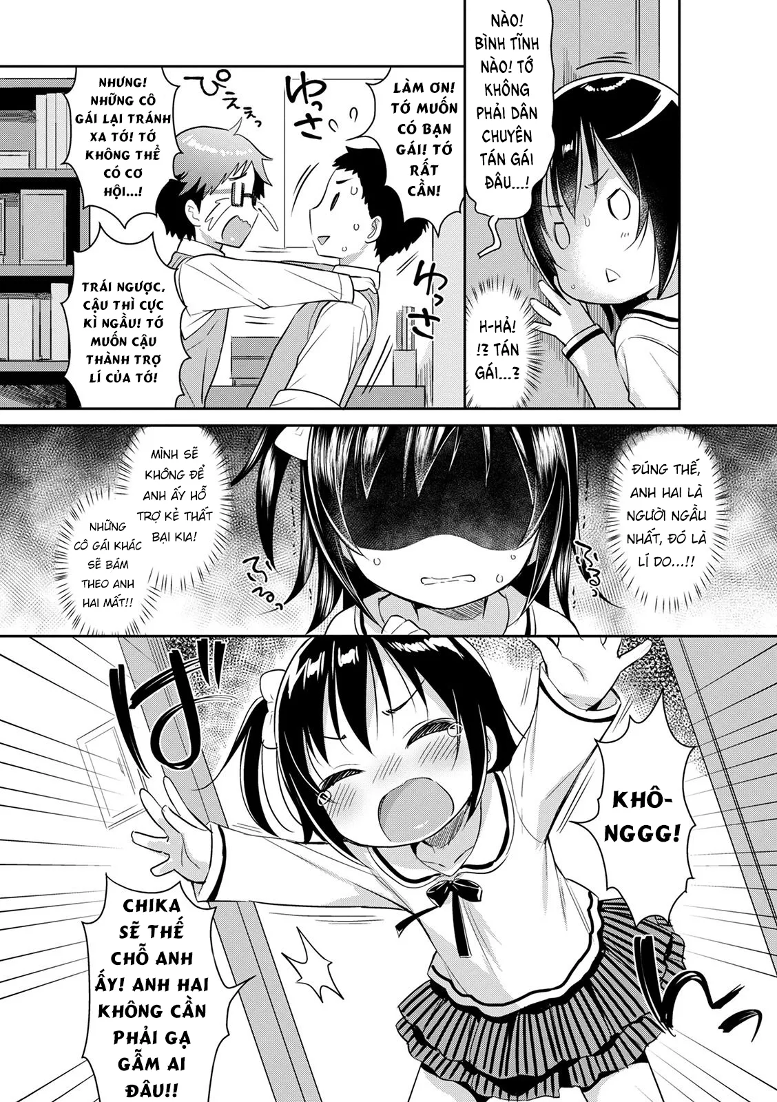 HentaiVN.net - Ảnh 11 - Em Yêu Anh Hai Nhất [Big Brother love, お に ぃ ら ぶ？] - Oneshot