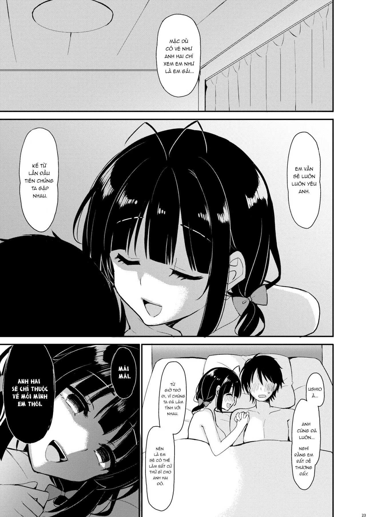 HentaiVN.net - Ảnh 20 - Tôi không thể phản kháng được nhỏ em gái. [I cannot go against my sister.] - Oneshot
