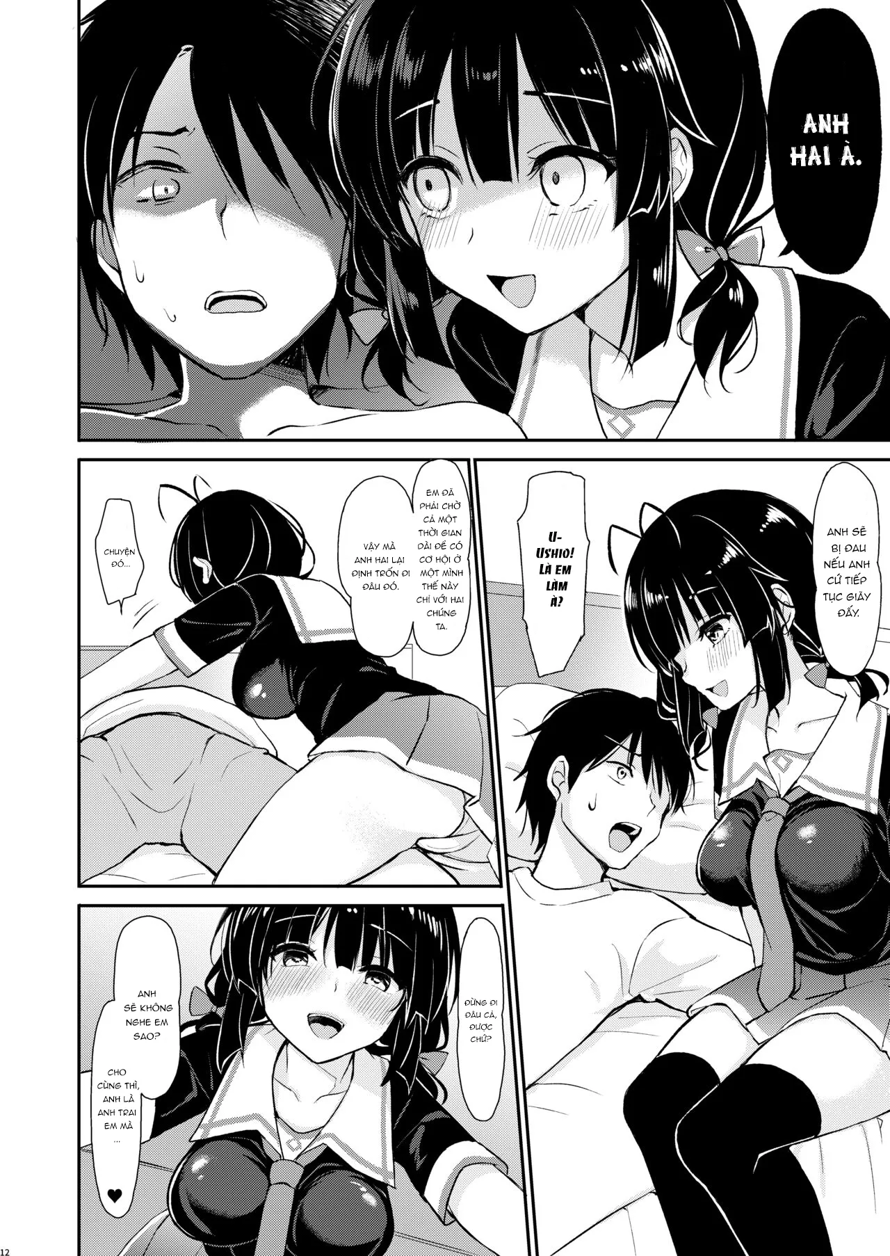 HentaiVN.net - Ảnh 9 - Tôi không thể phản kháng được nhỏ em gái. [I cannot go against my sister.] - Oneshot