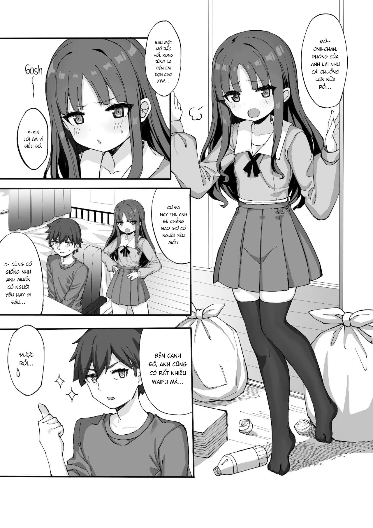 HentaiVN.net - Ảnh 4 - Imouto ni Ashikoki Sareta node, Shikaeshi Oshioki Ecchi [My Little Sister Gave Me A Footjob, So I Got Even By Fucking Her As Punishment] - Oneshot
