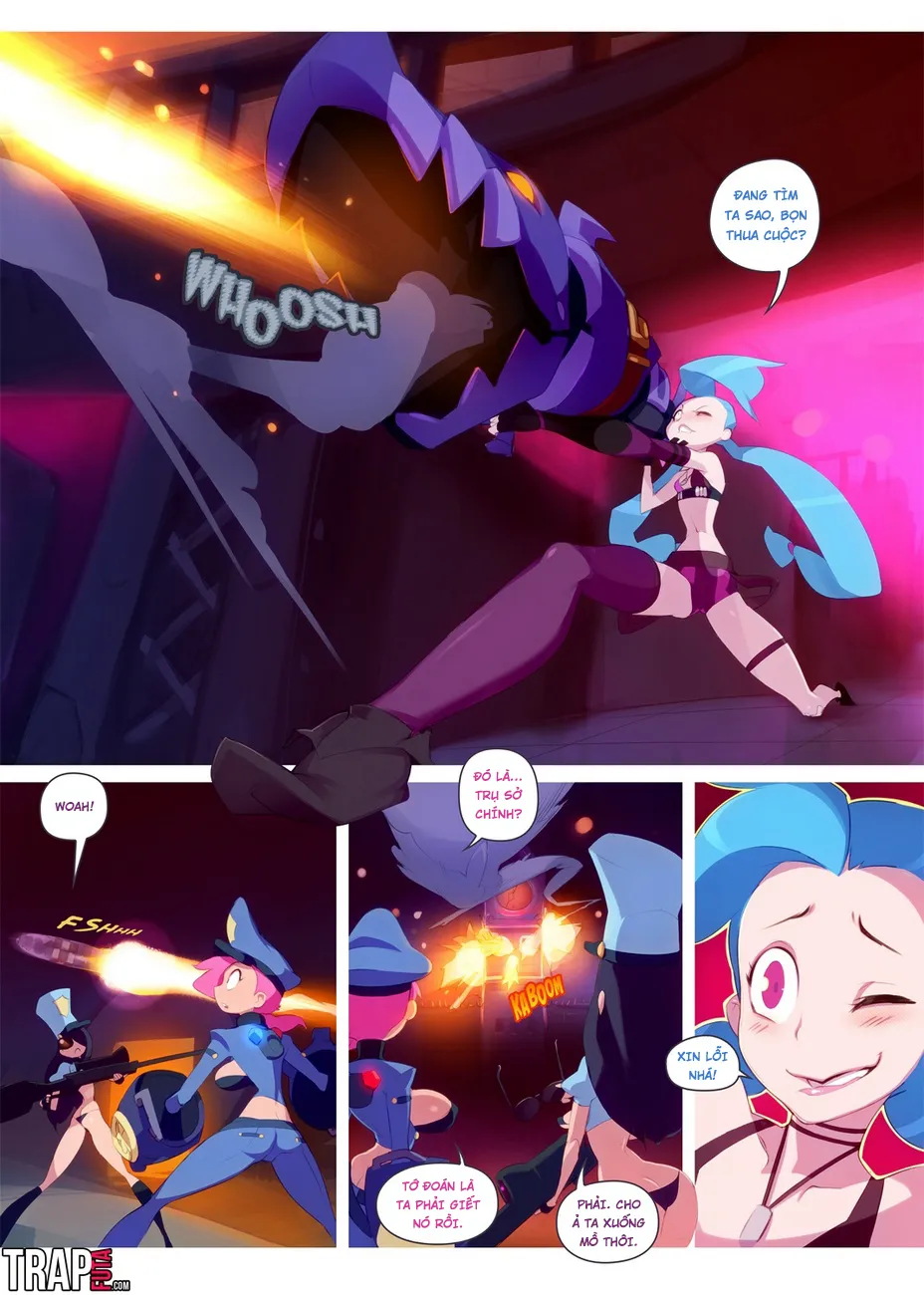 HentaiVN.net - Ảnh 3 - Chơi khăm kiểu Hextech [Hextech Hijinks] - Oneshot