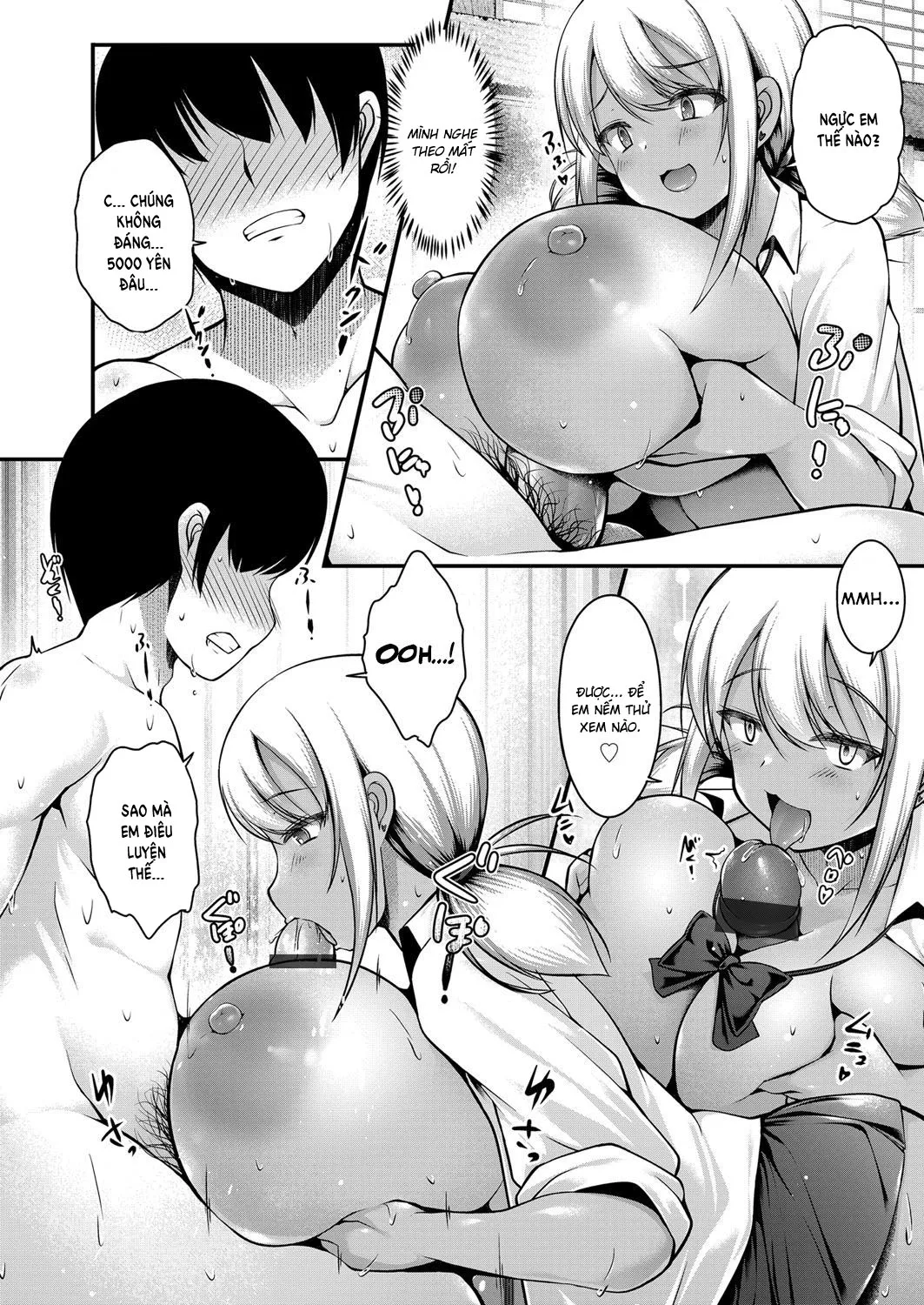 HentaiVN.net - Ảnh 14 - Tôi trả tiền cho em gái để được chịch [Inaka ni Kisei Shita Boku ga Kuro Gal JK na Imouto to Papakatsu Shite Shimatta Hanashi ; 田舎に帰省した僕が黒ギャルJKな妹とパパ活してしまった話] - Oneshot