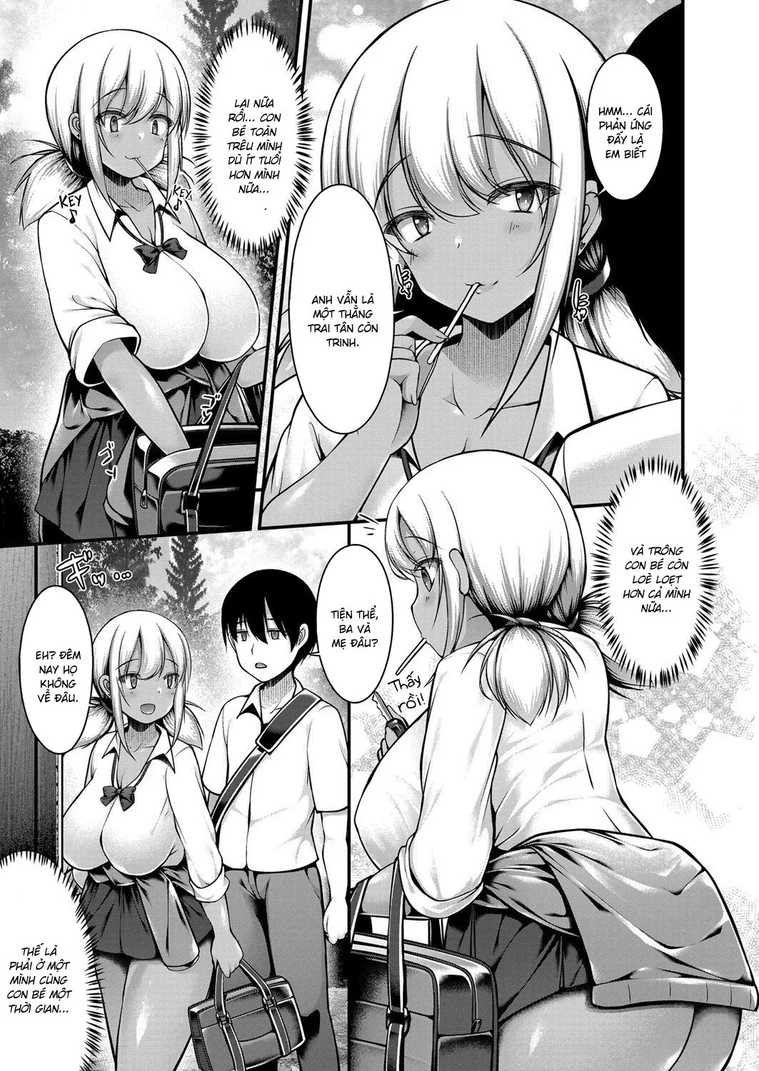 HentaiVN.net - Ảnh 7 - Tôi trả tiền cho em gái để được chịch [Inaka ni Kisei Shita Boku ga Kuro Gal JK na Imouto to Papakatsu Shite Shimatta Hanashi ; 田舎に帰省した僕が黒ギャルJKな妹とパパ活してしまった話] - Oneshot