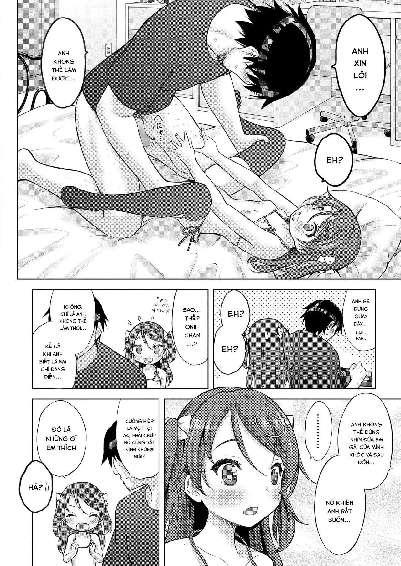HentaiVN.net - Ảnh 16 - Ý tưởng làm AV của em gái! [Imouto AV Daisakusen!; Li'l Sis' AV Idea!] - Oneshot